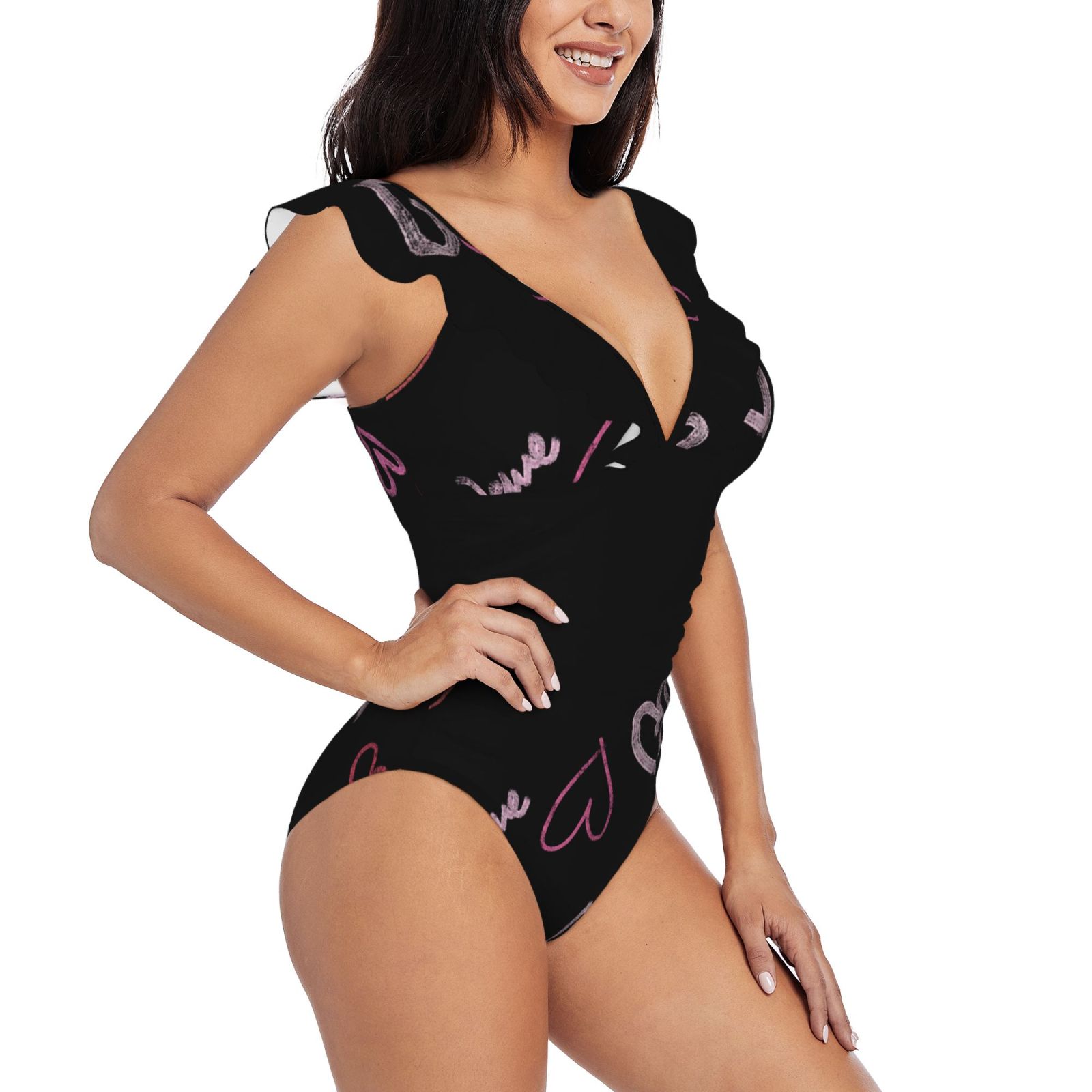 Women's Ruffle One Piece Swimsuit