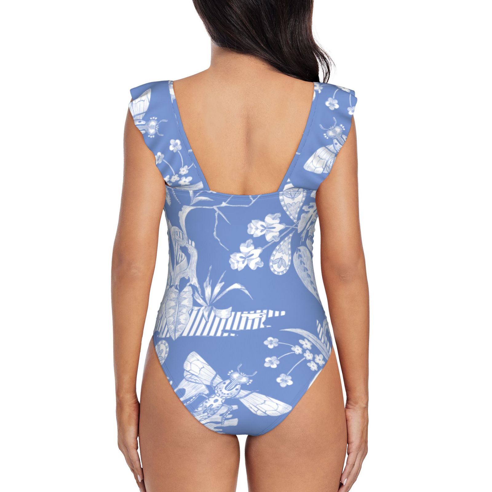 Women's Ruffle One Piece Swimsuit