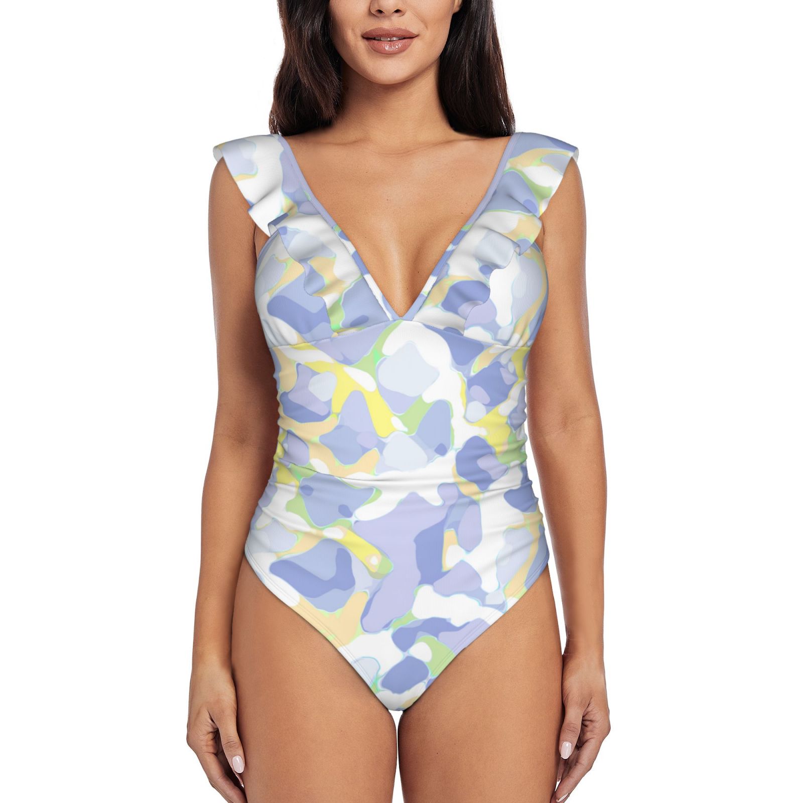 Women's Ruffle One Piece Swimsuit