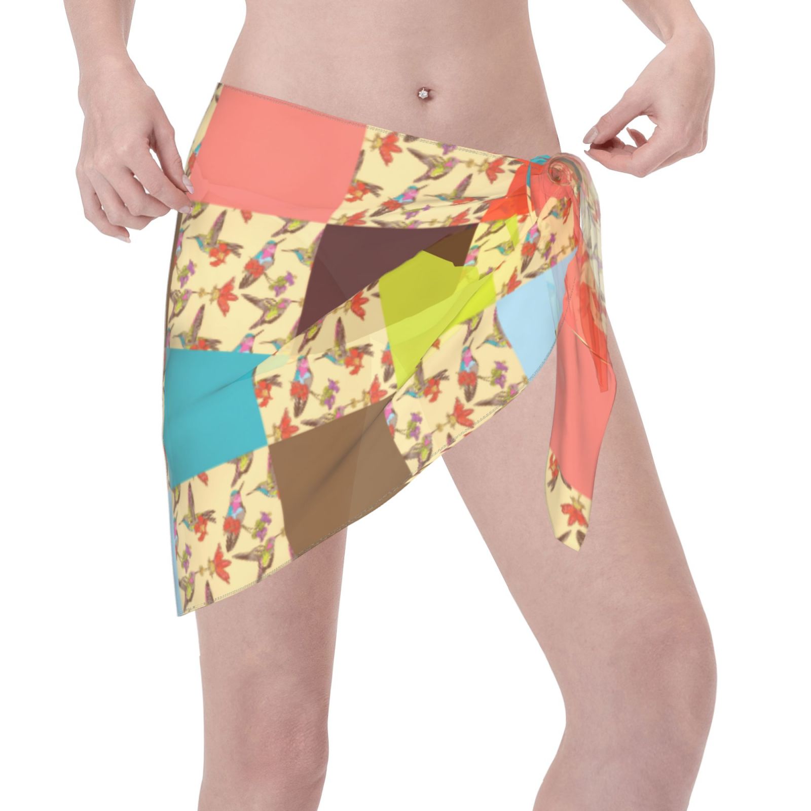 Women Short Sarongs Beach Wrap