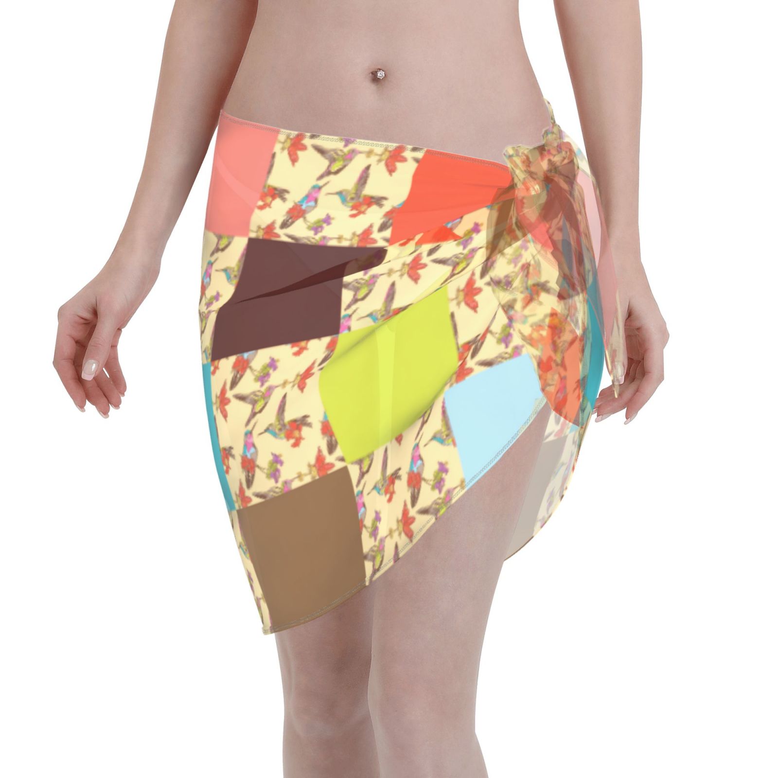 Women Short Sarongs Beach Wrap