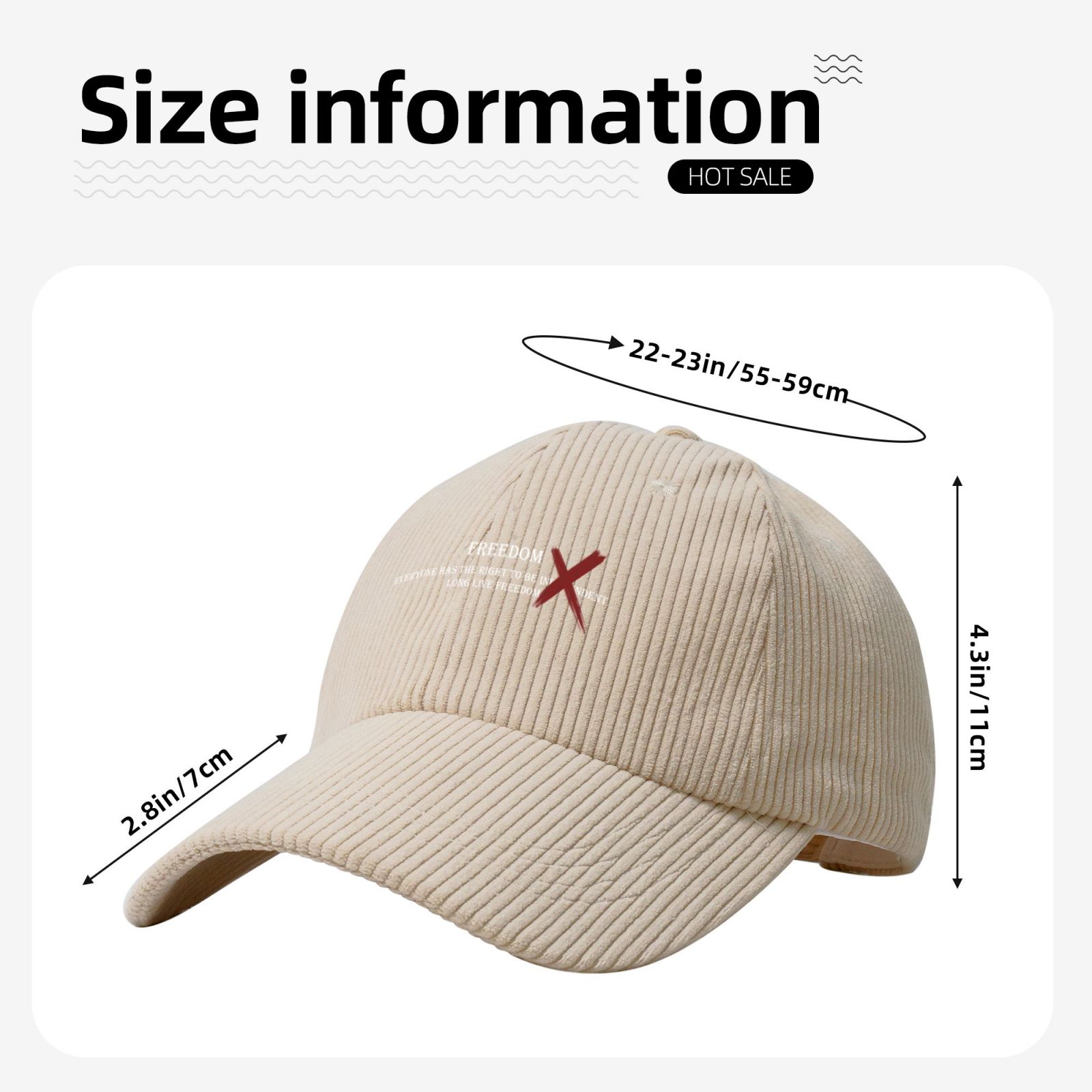 Corduroy Baseball Cap