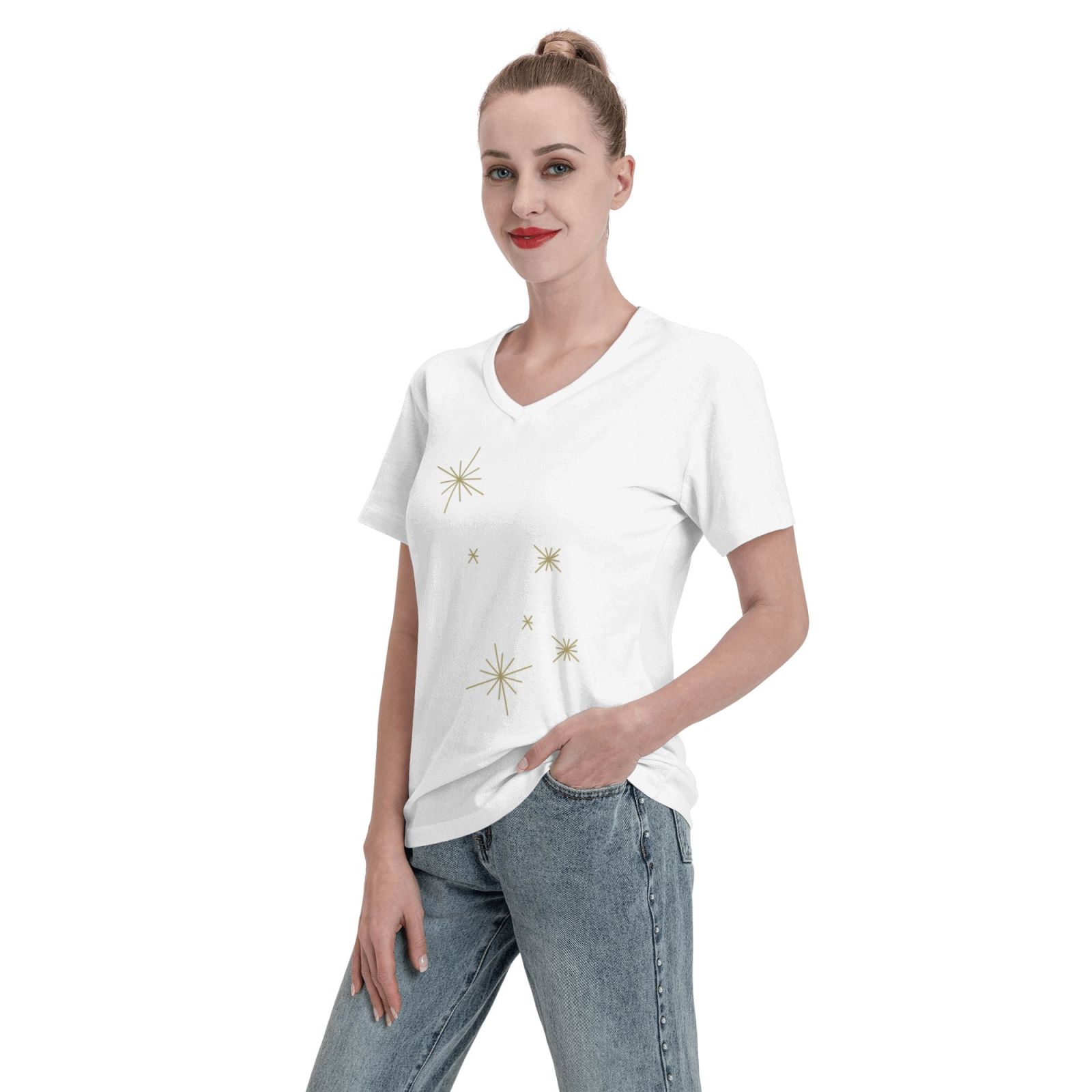 Women's V Neck T Shirts