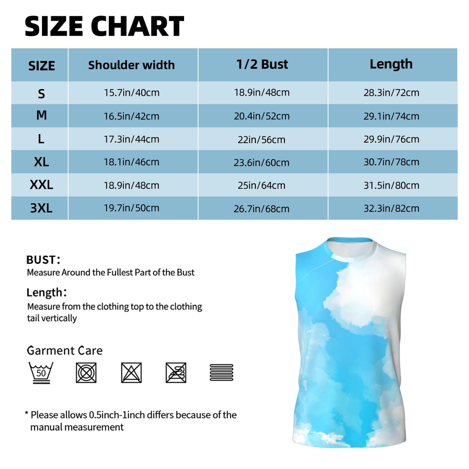 Men's Sleeveless T-shirt