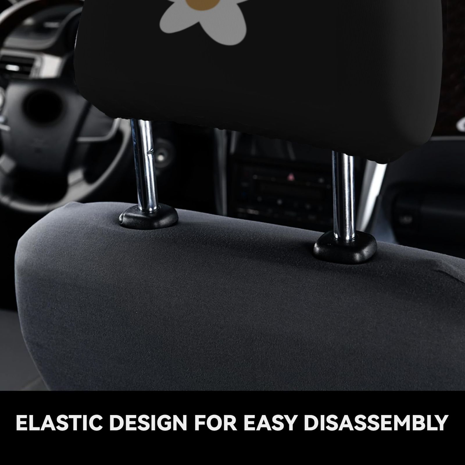 Car Headrest Cover 2 Pcs