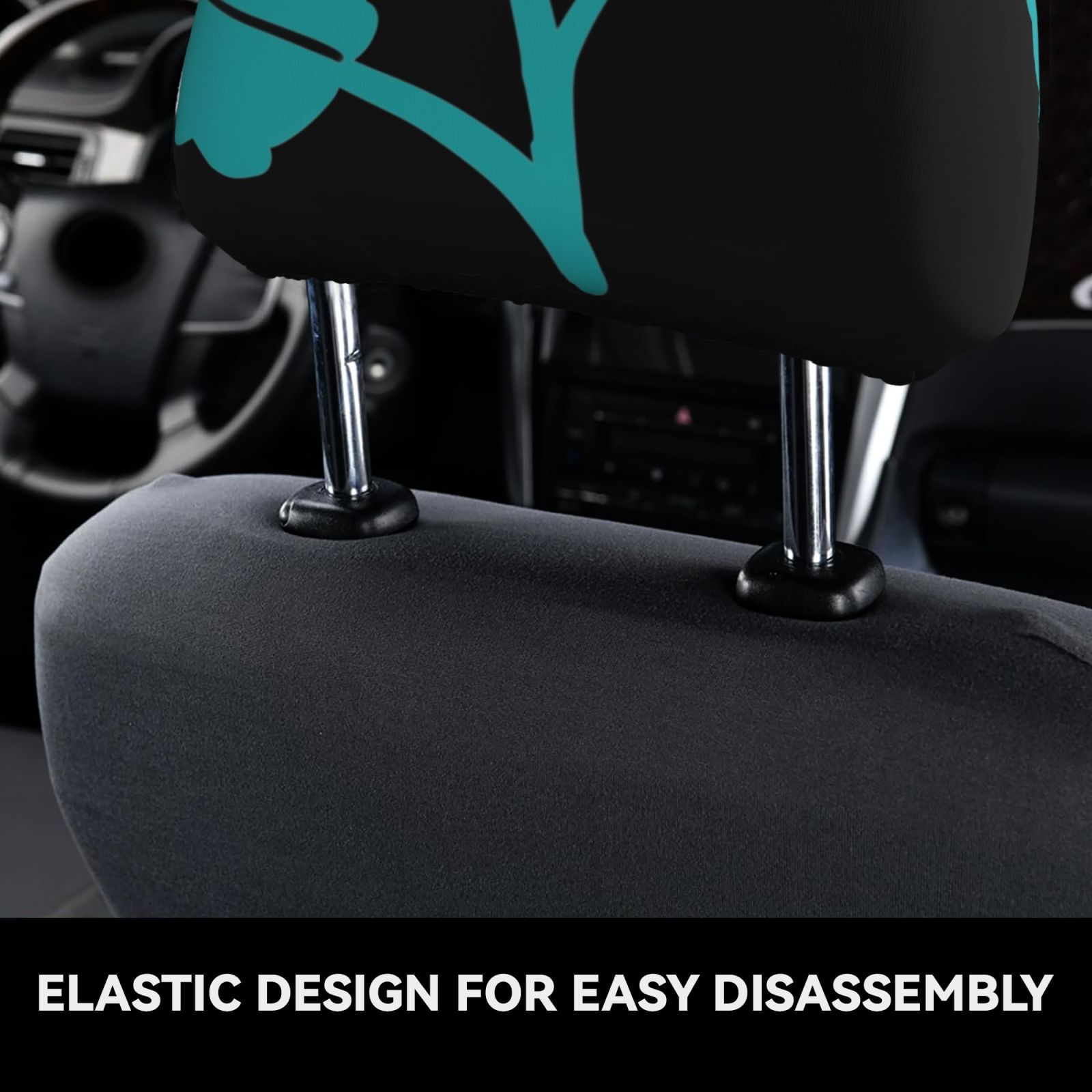 Car Headrest Cover 2 Pcs