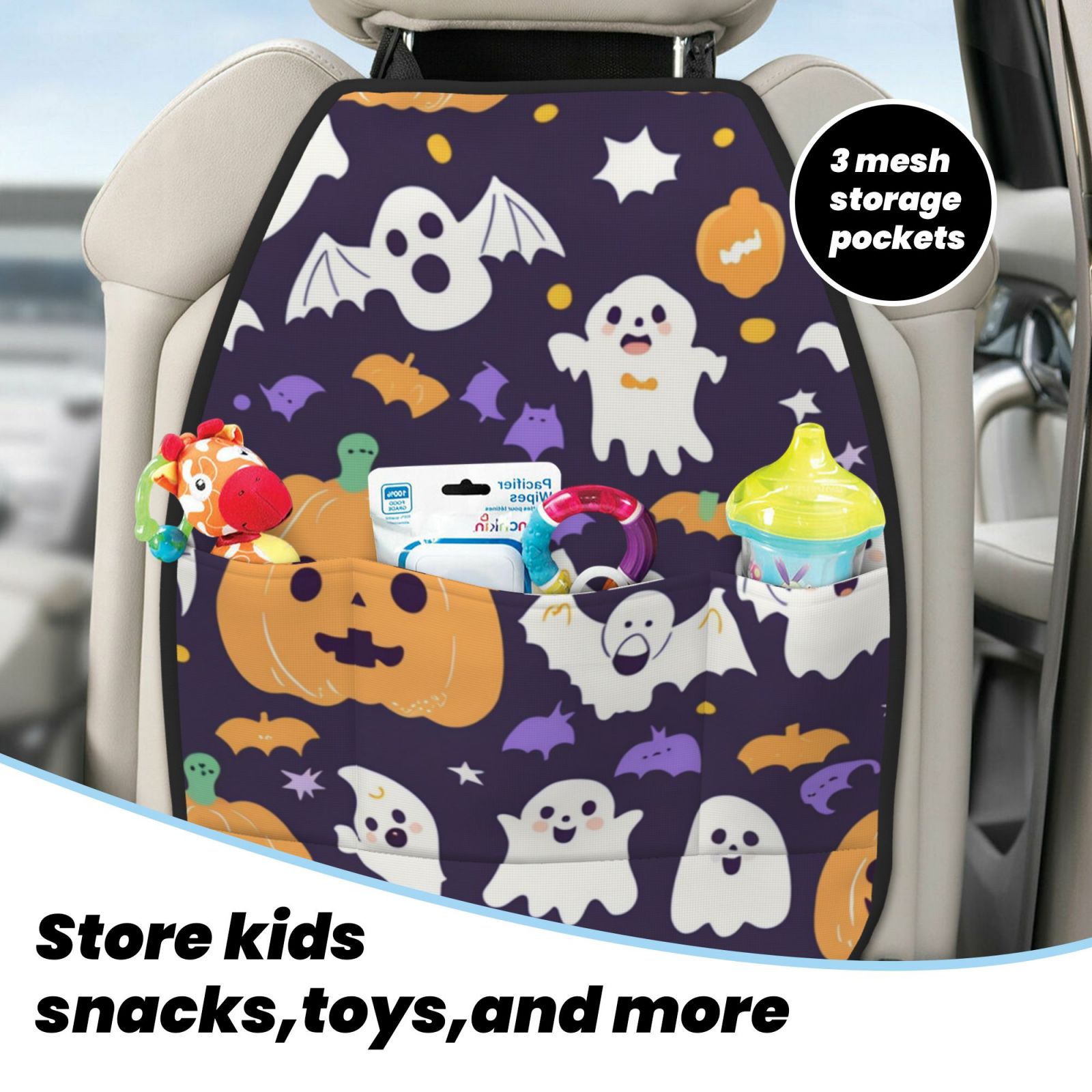 Anti-kick Storage Mat For Car Seats 2 Pcs