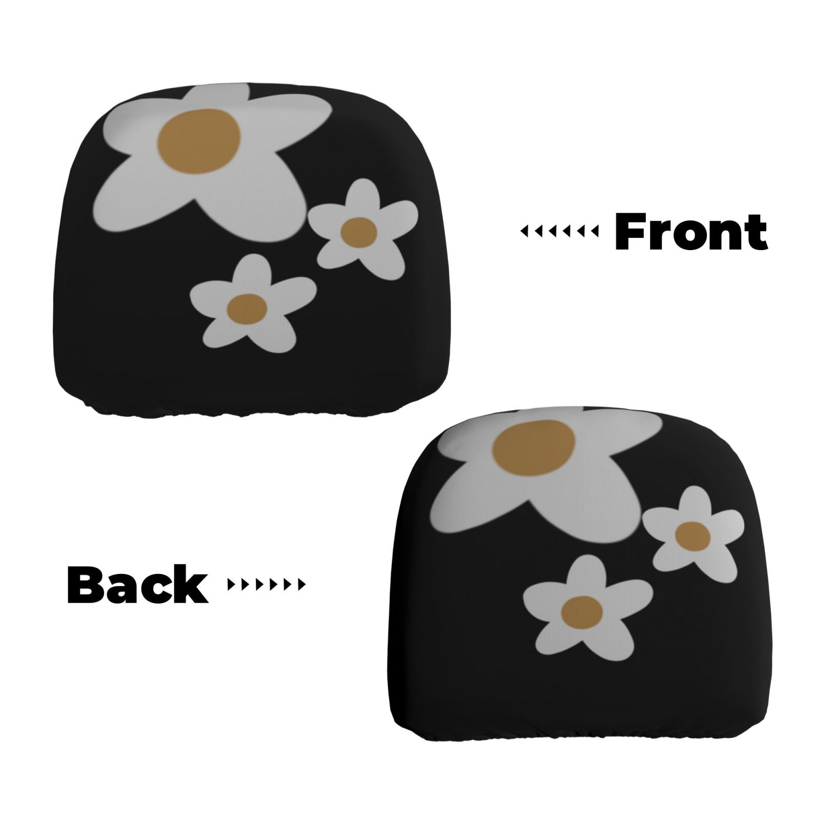 Car Headrest Cover 2 Pcs