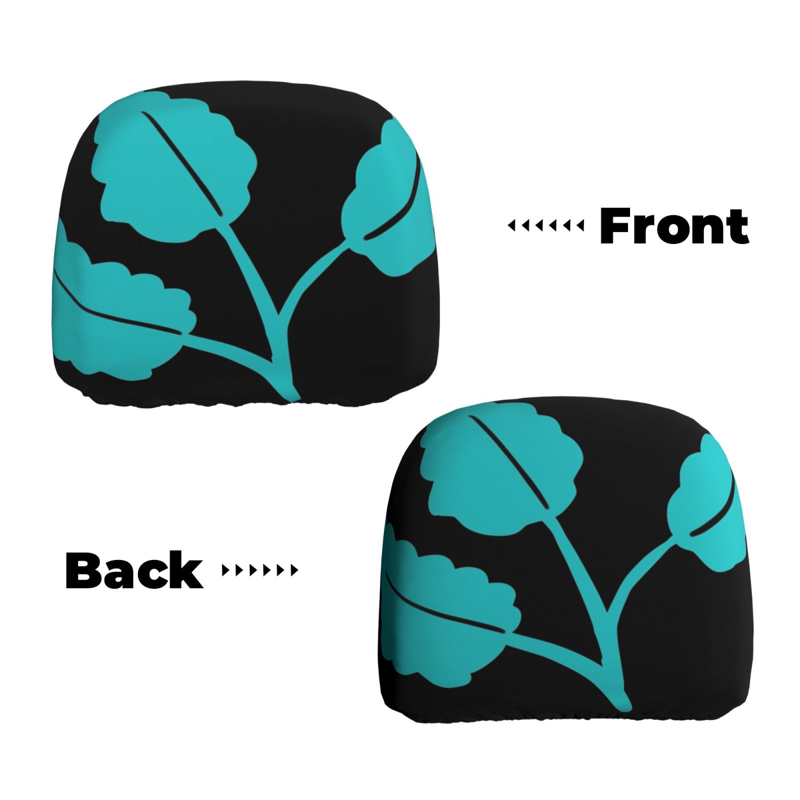 Car Headrest Cover 2 Pcs