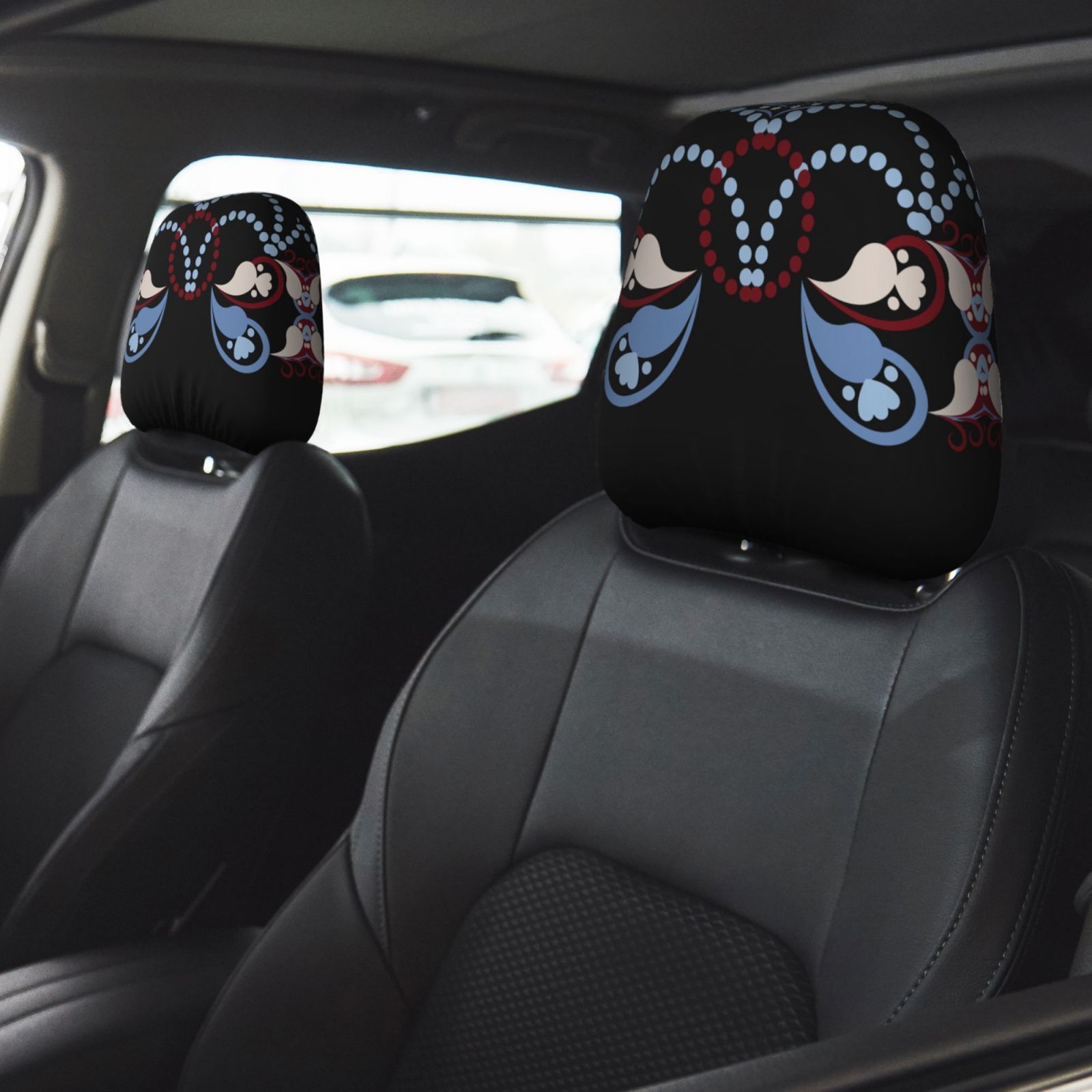 Car Headrest Cover 2 Pcs