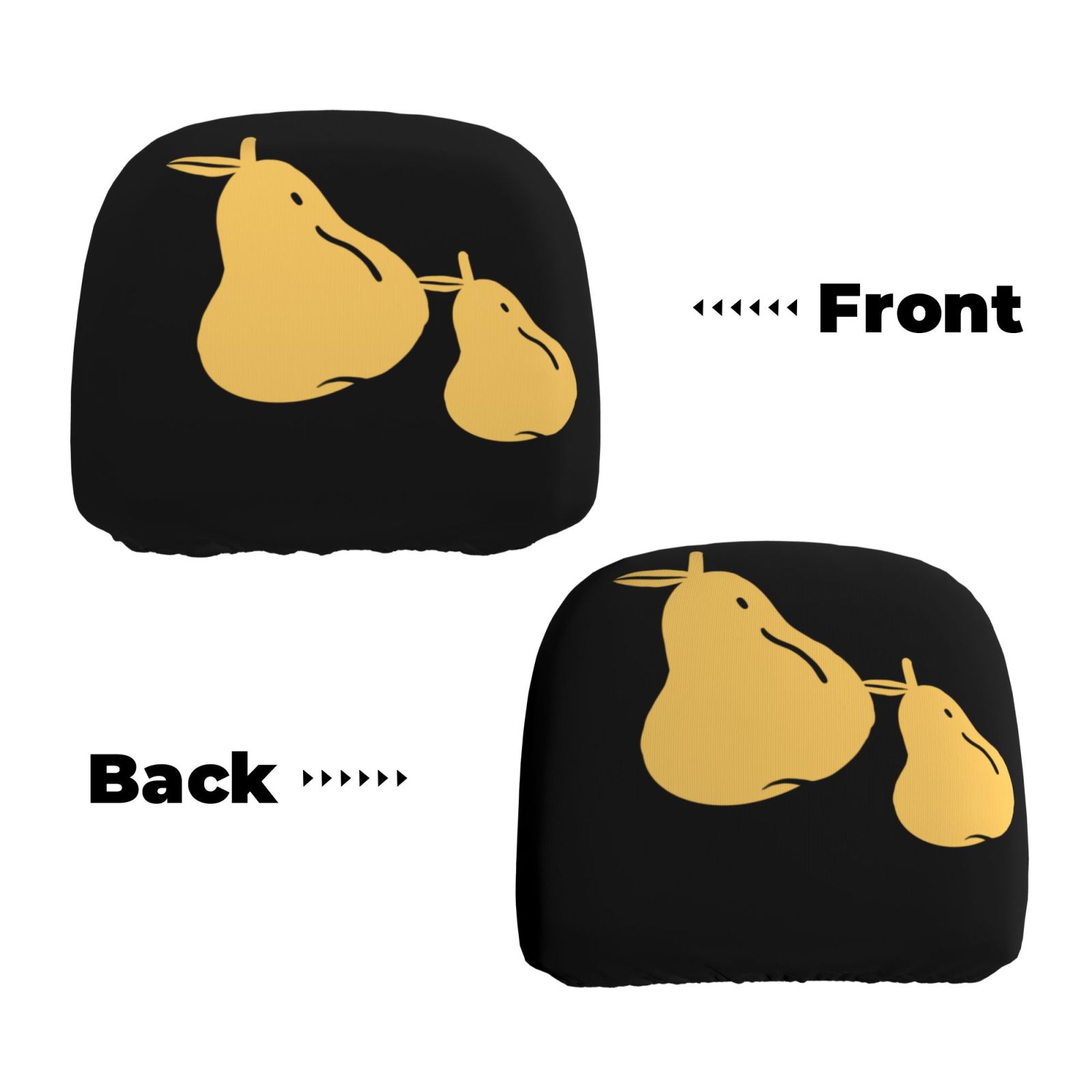 Car Headrest Cover 2 Pcs