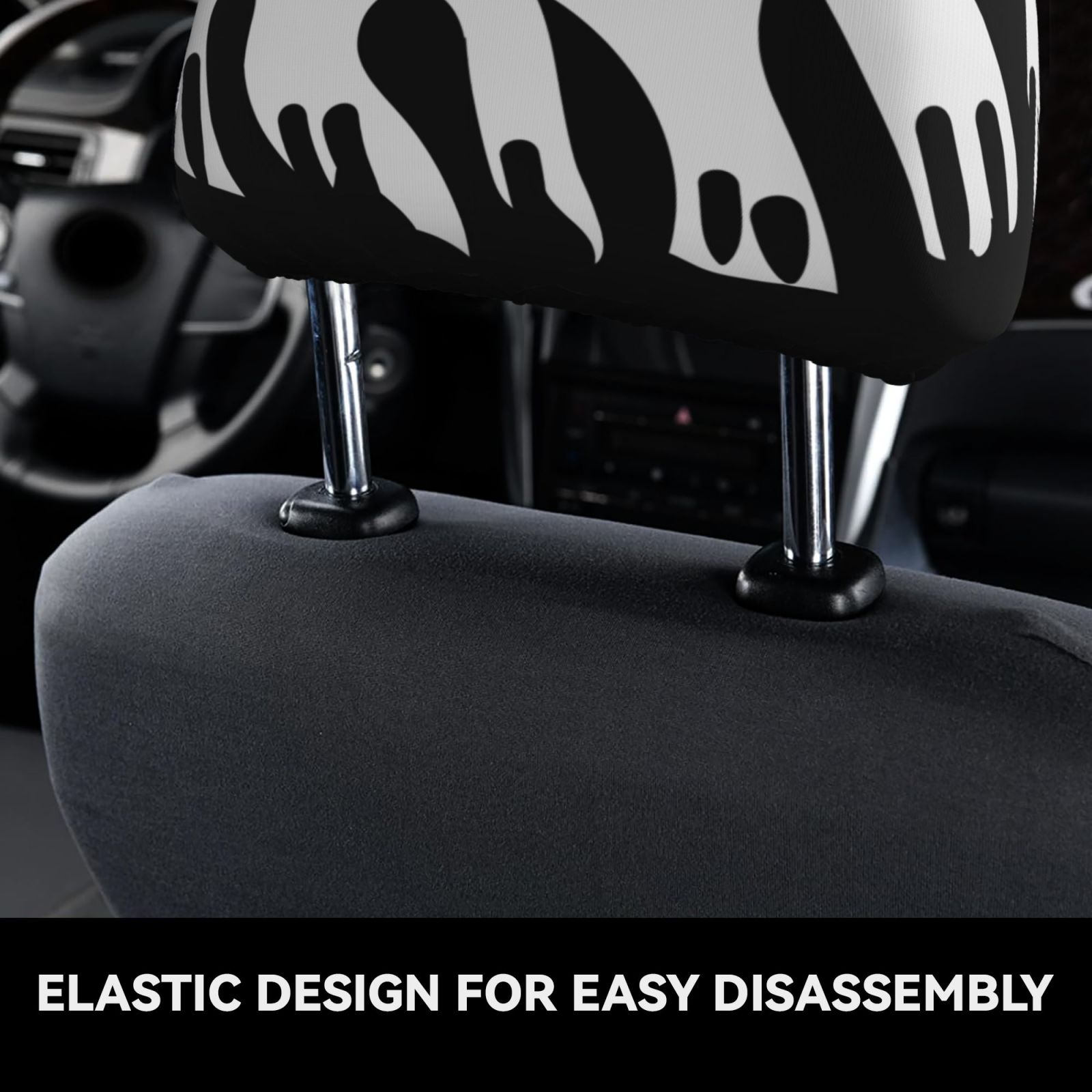 Car Headrest Cover 2 Pcs