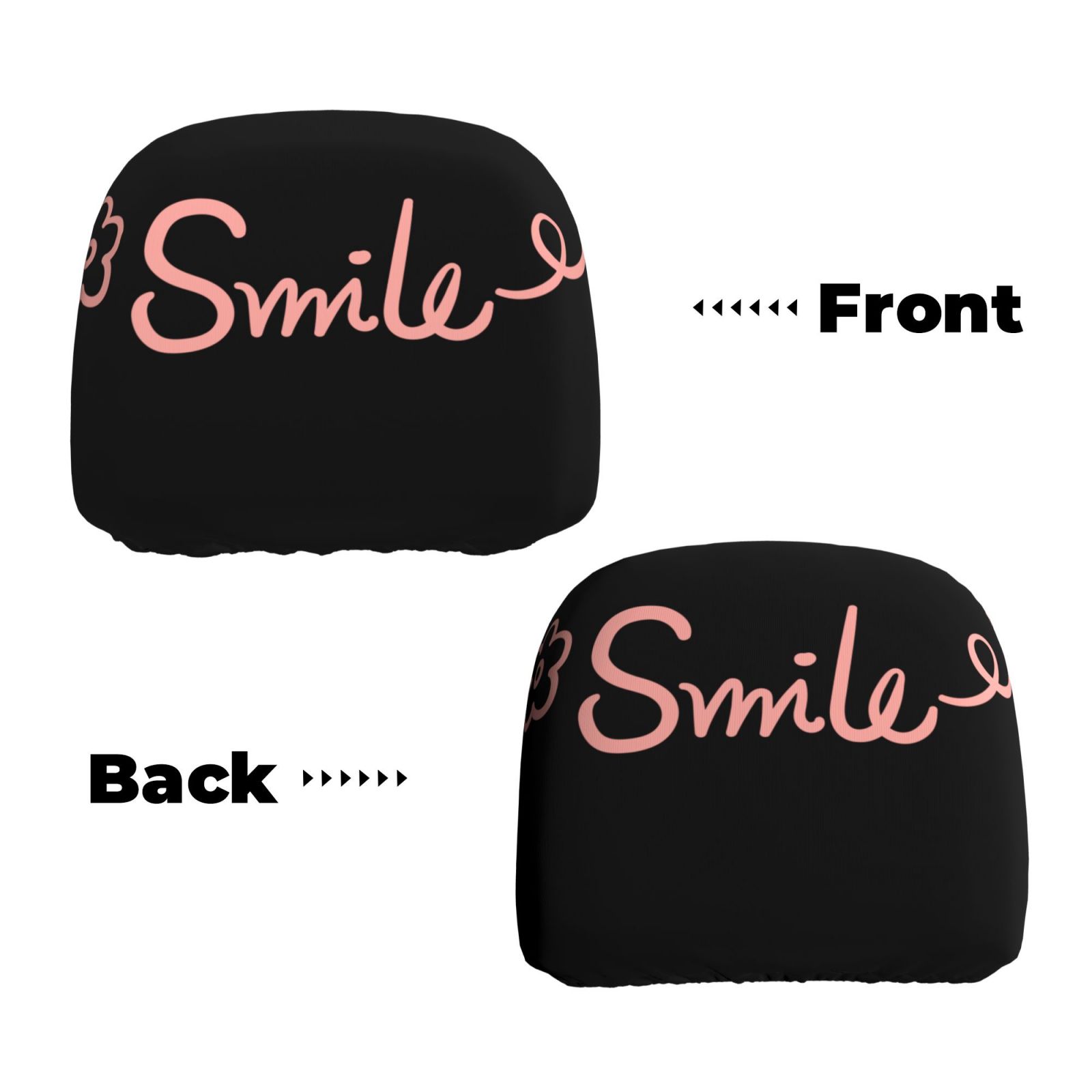 Car Headrest Cover 2 Pcs