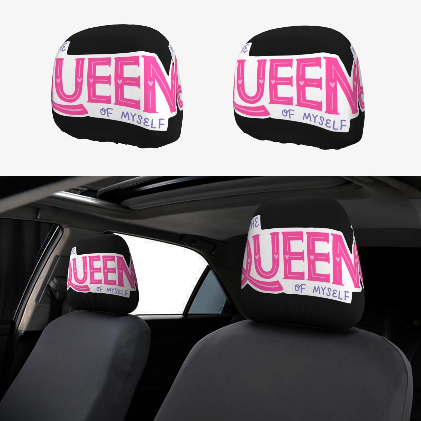 Car Headrest Cover 2 Pcs