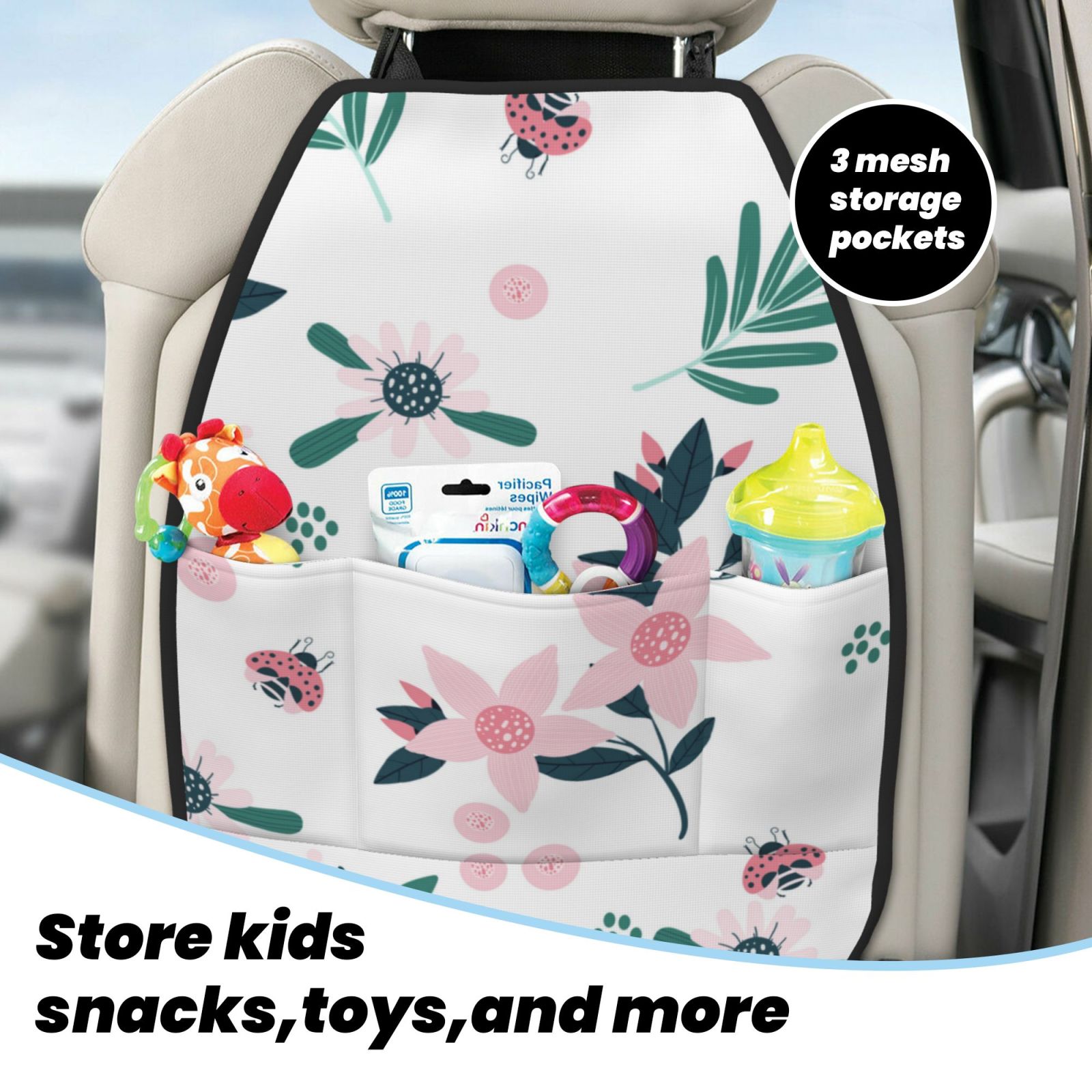 Anti-kick Storage Mat For Car Seats 2 Pcs