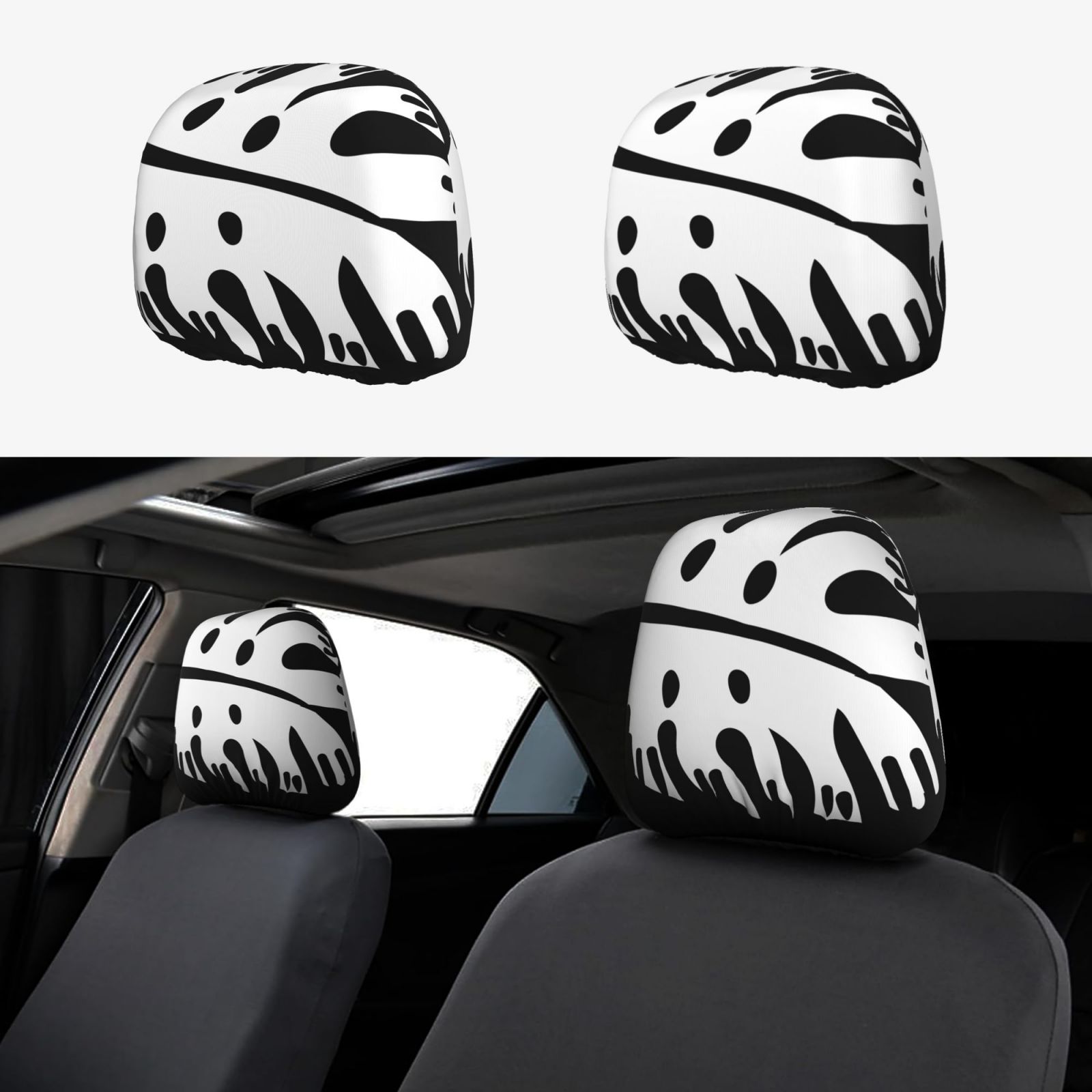 Car Headrest Cover 2 Pcs