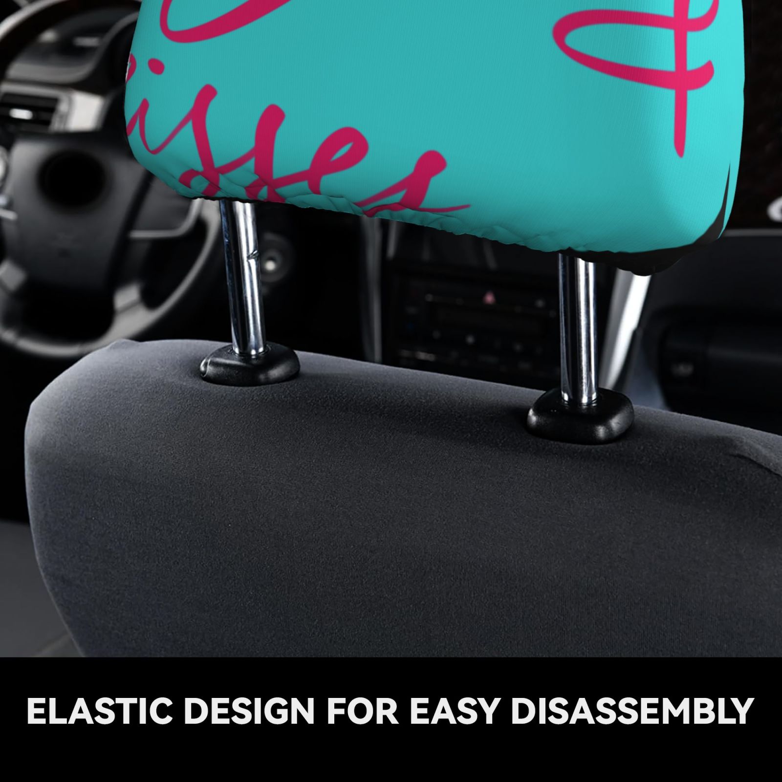 Car Headrest Cover 2 Pcs