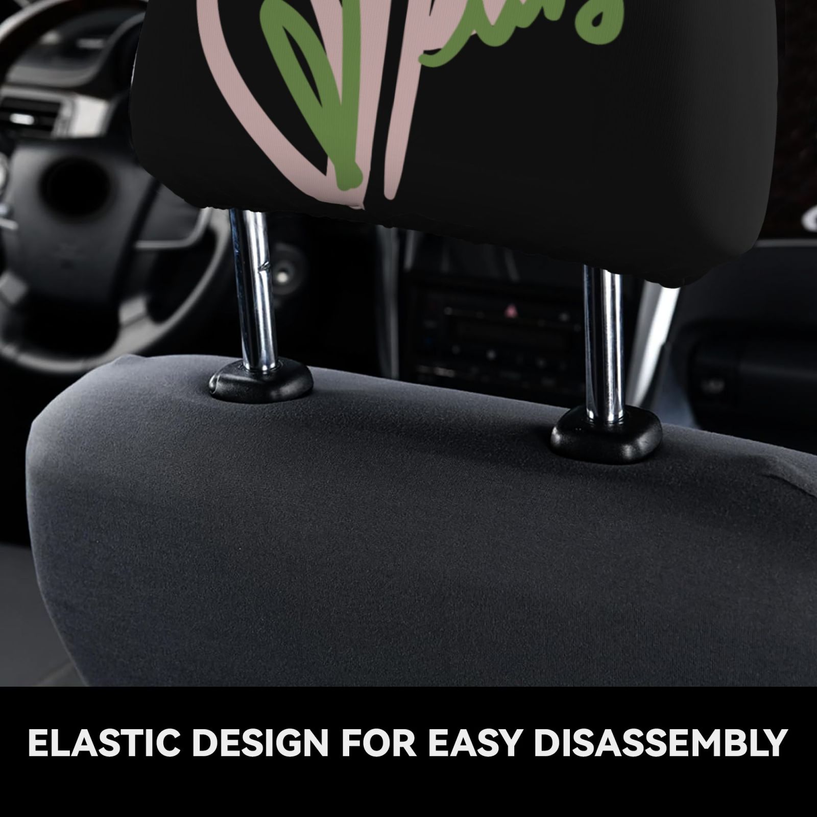 Car Headrest Cover 2 Pcs