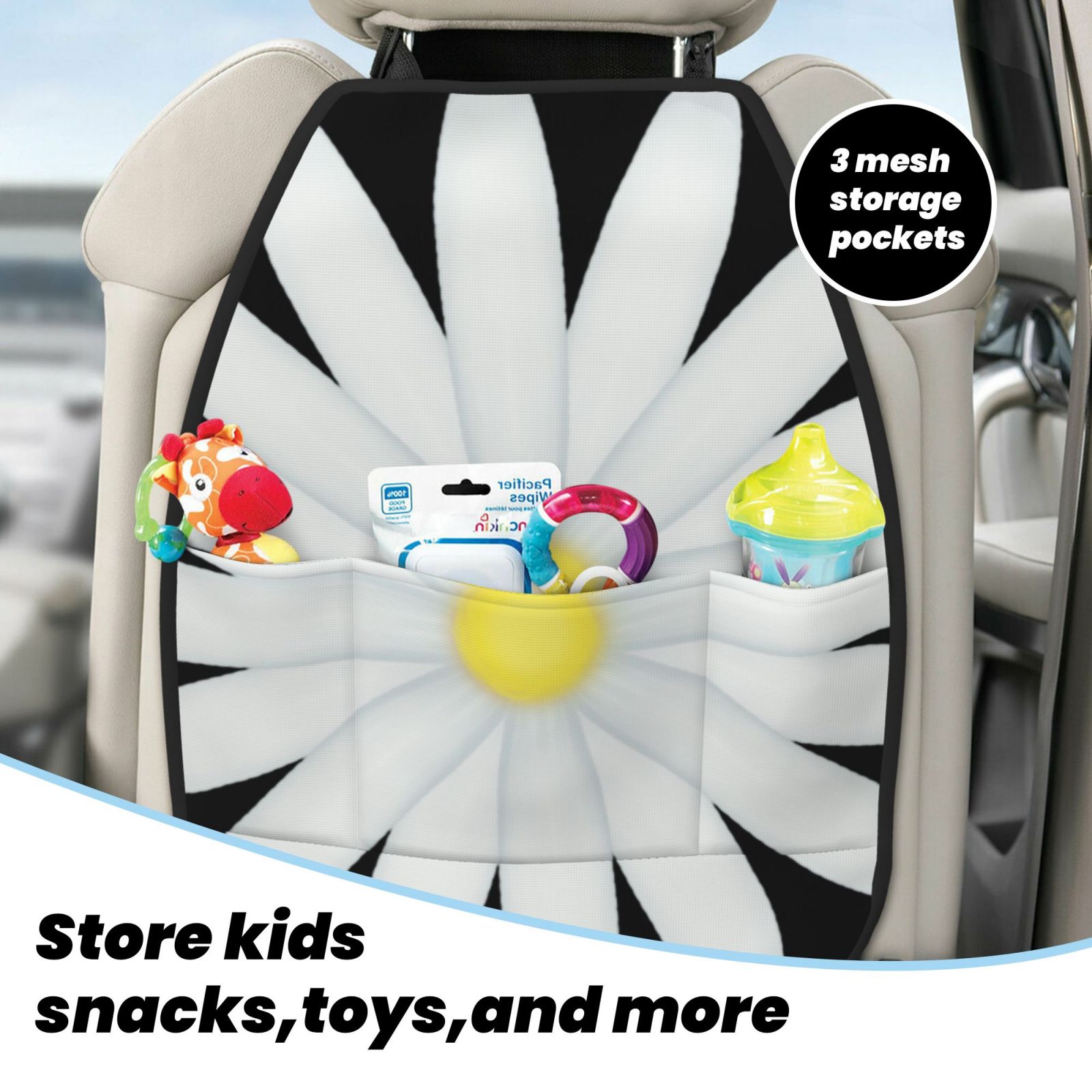 Anti-kick Storage Mat For Car Seats 2 Pcs