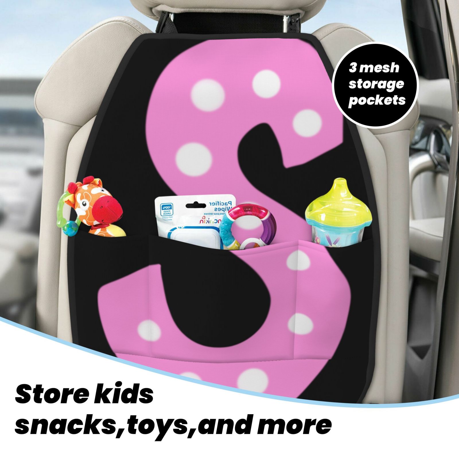 Anti-kick Storage Mat For Car Seats 2 Pcs