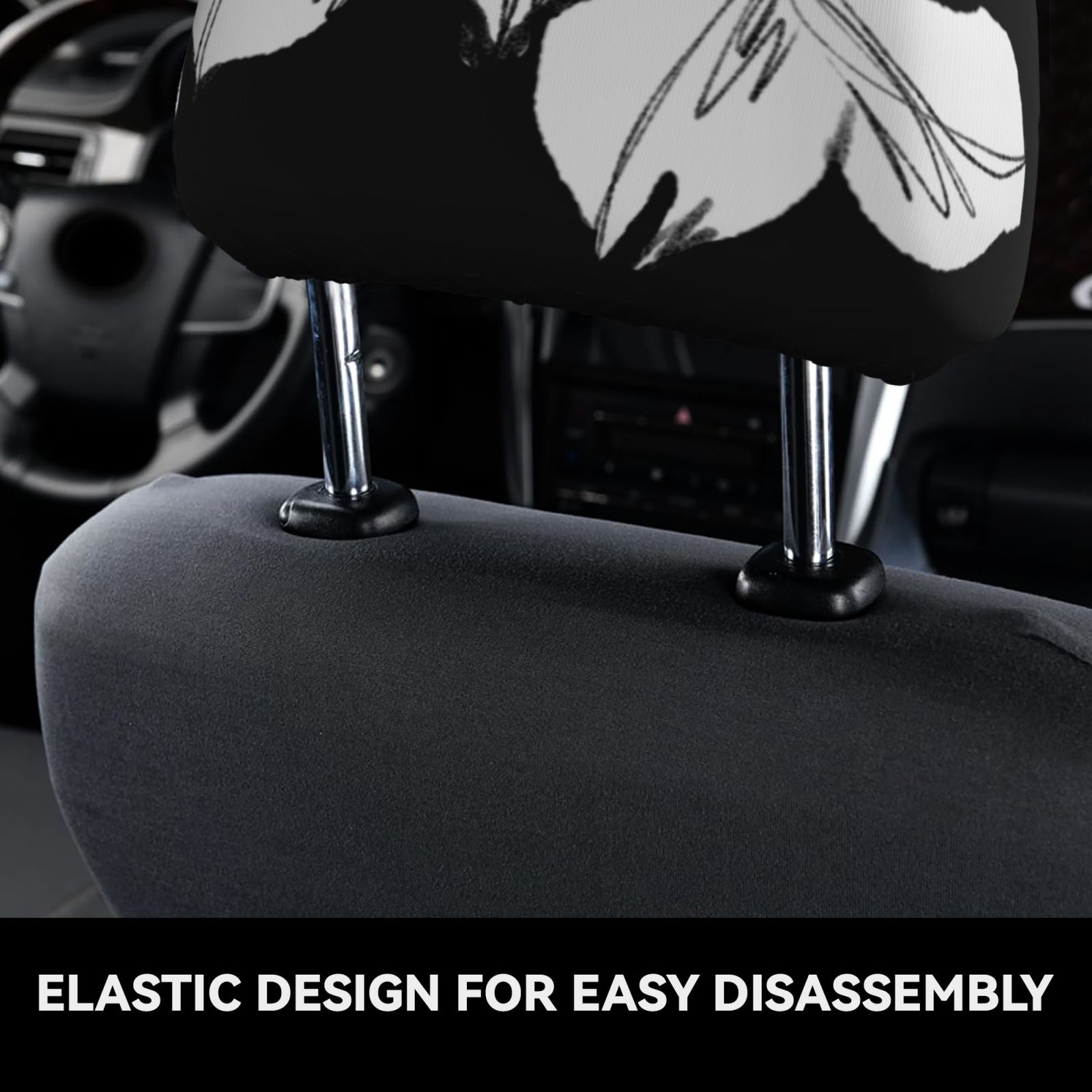 Car Headrest Cover 2 Pcs