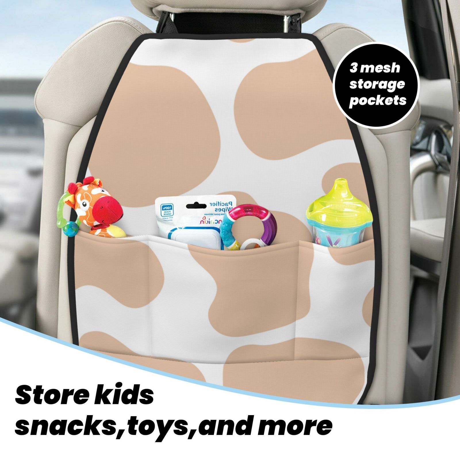 Anti-kick Storage Mat For Car Seats 2 Pcs