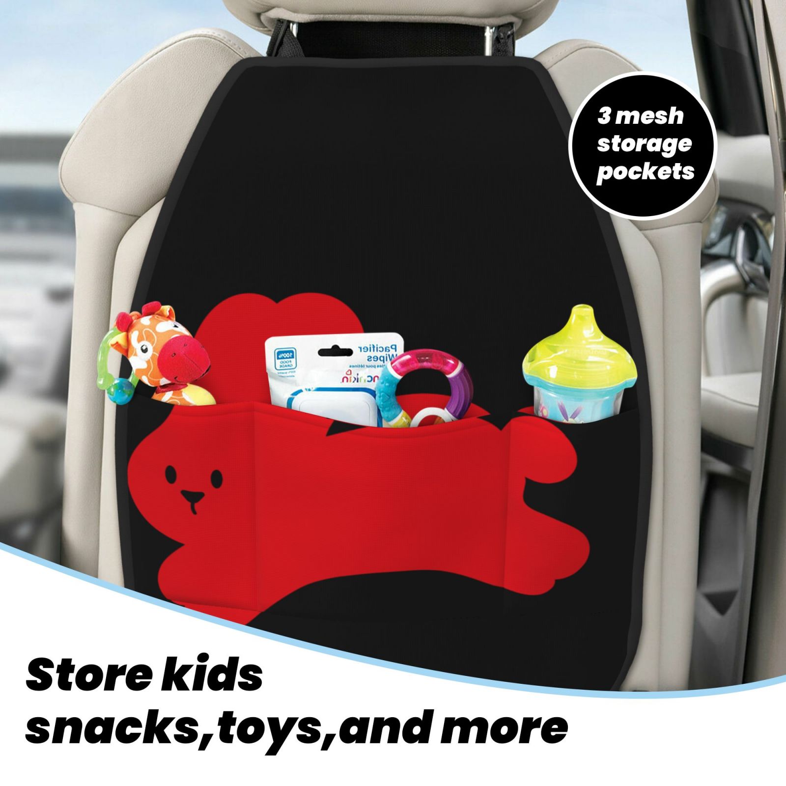 Anti-kick Storage Mat For Car Seats 2 Pcs