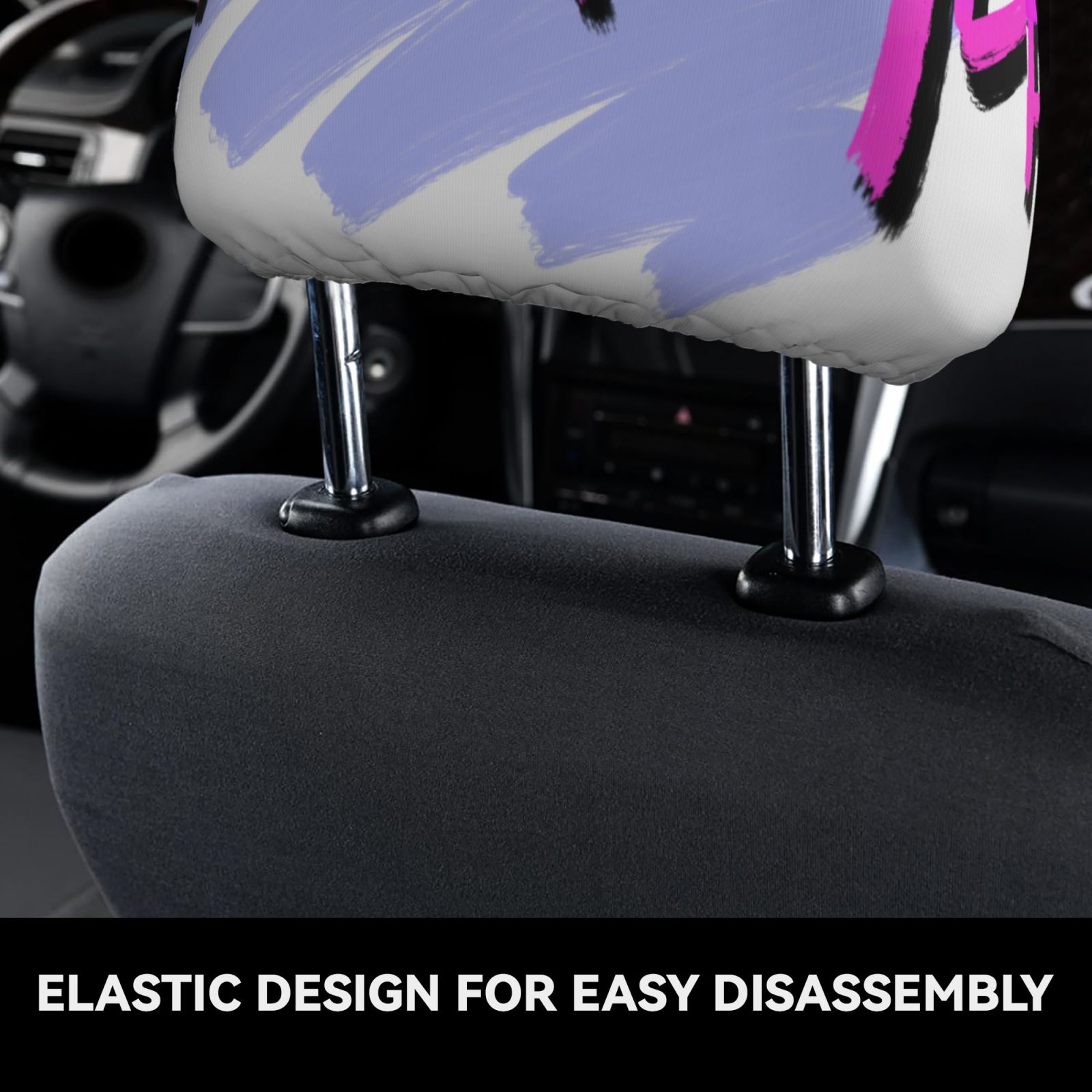 Car Headrest Cover 2 Pcs