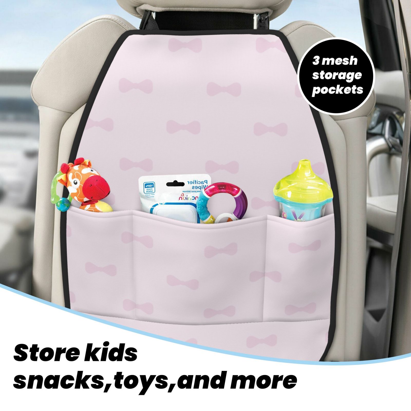 Anti-kick Storage Mat For Car Seats 2 Pcs