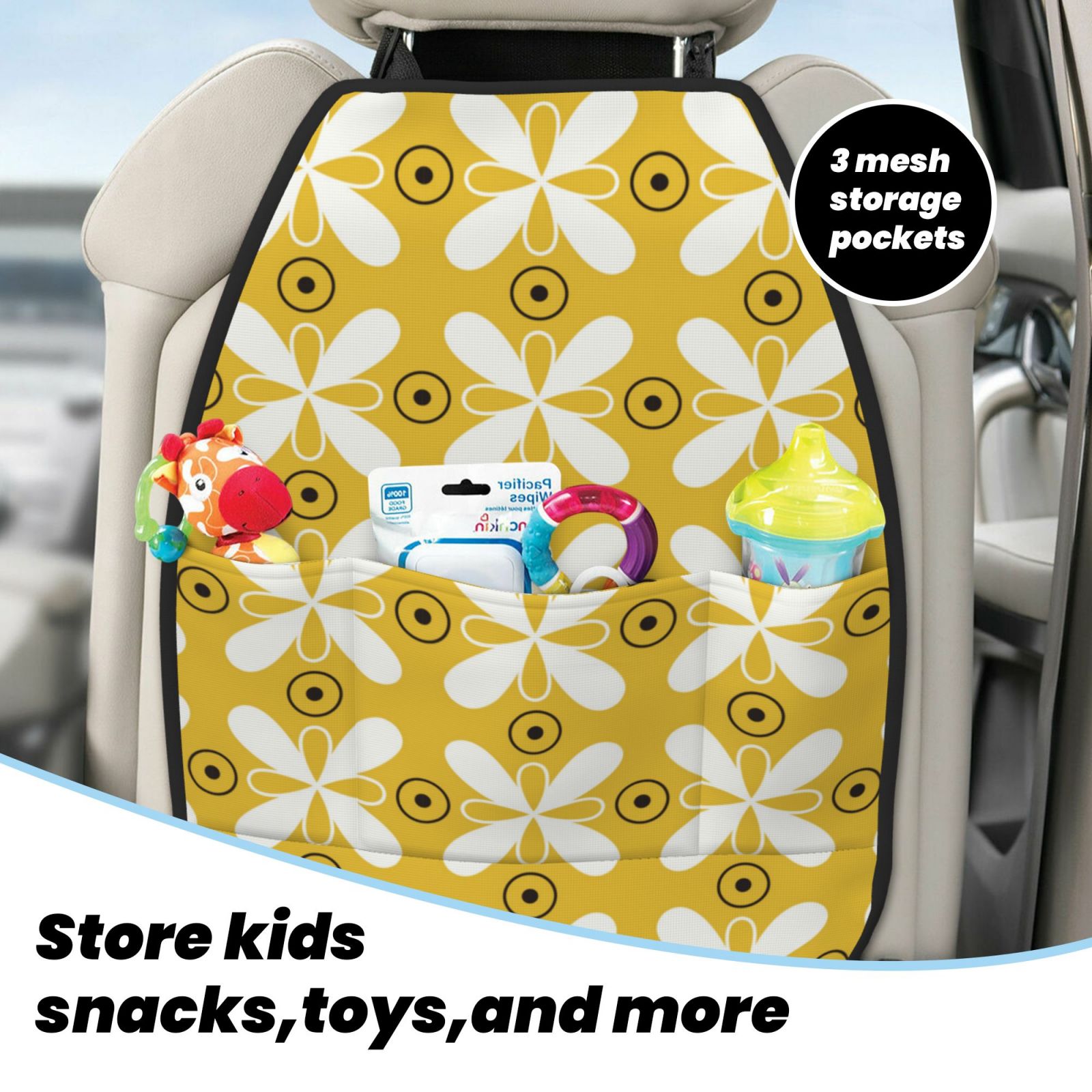 Anti-kick Storage Mat For Car Seats 2 Pcs