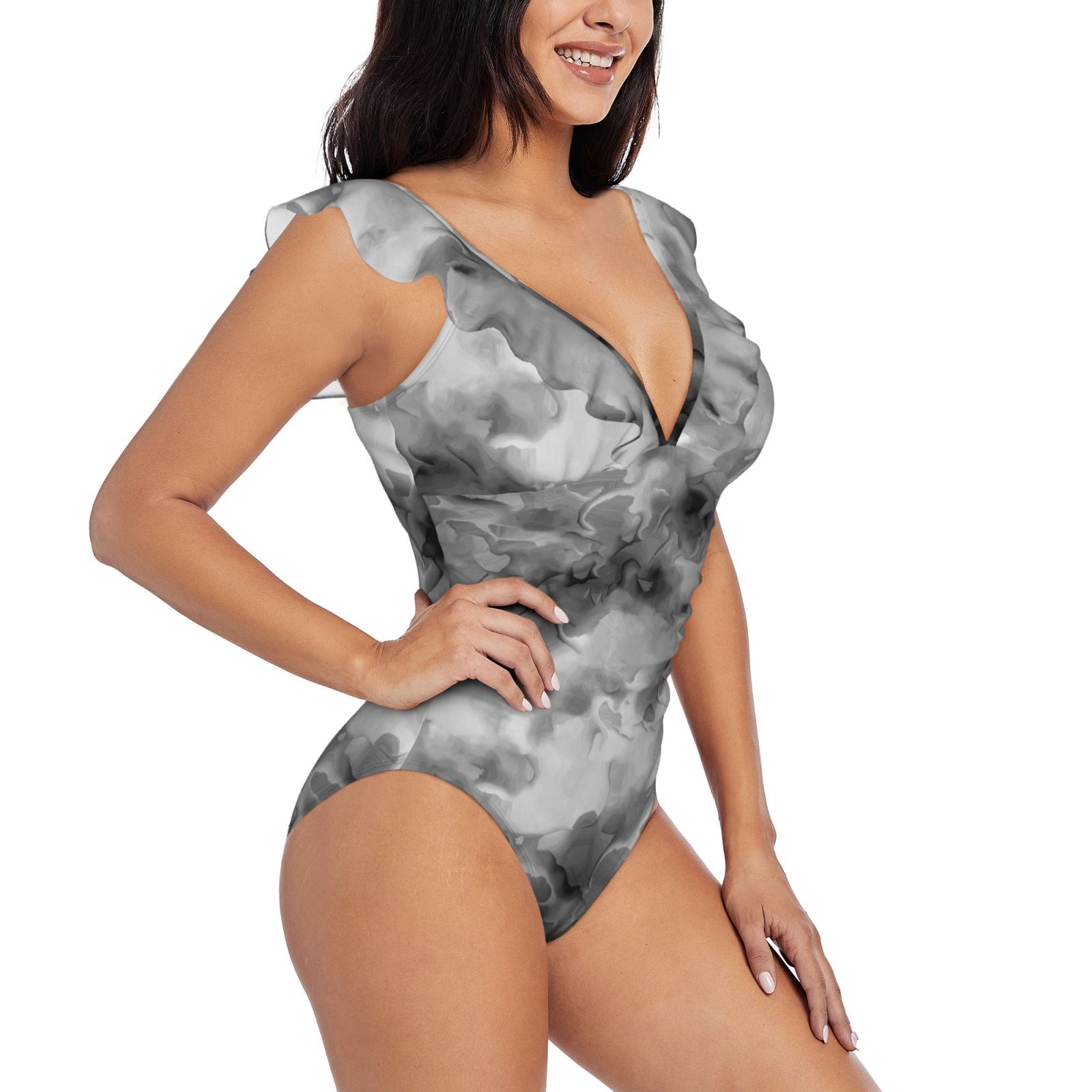 Women's Ruffle One Piece Swimsuit