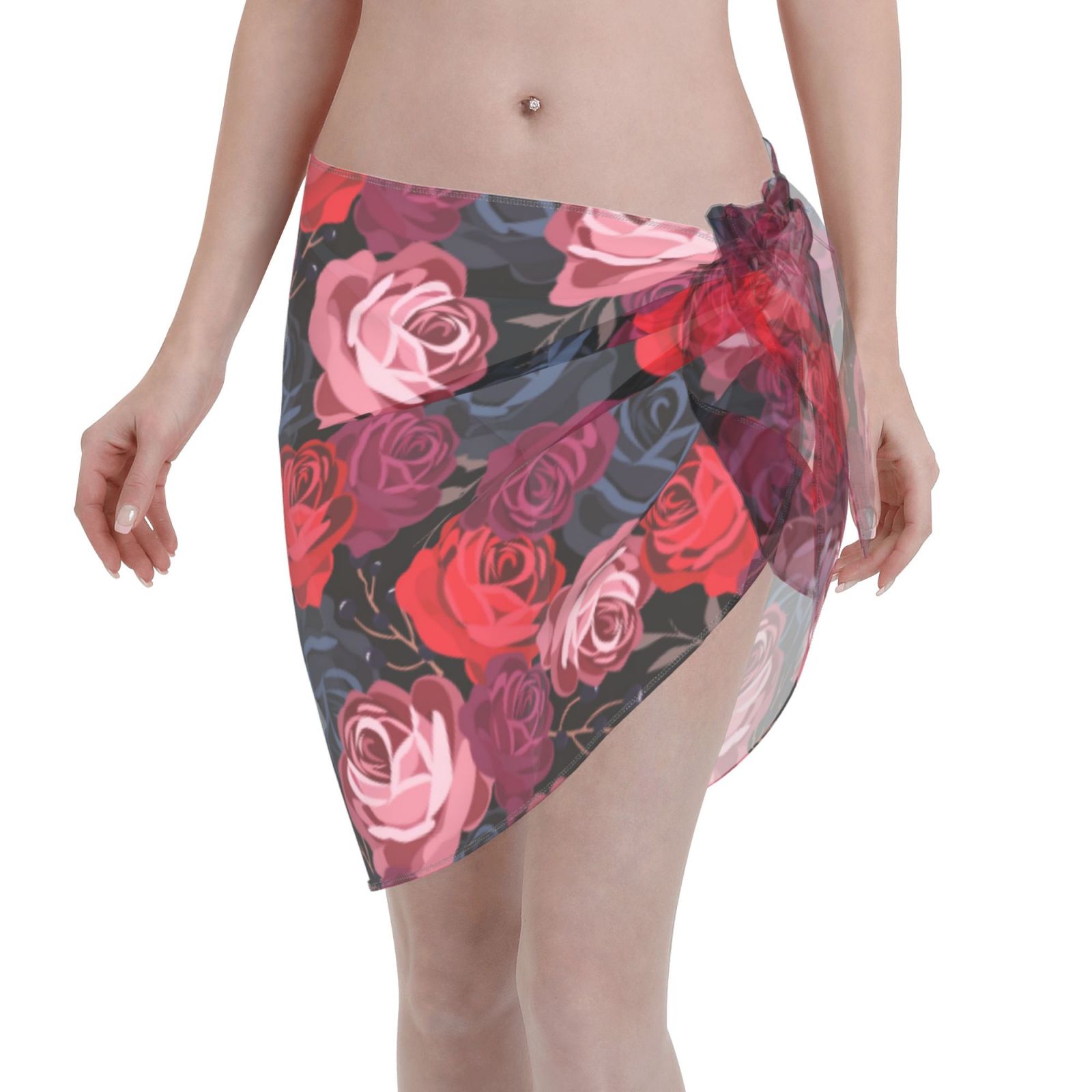 Women Short Sarongs Beach Wrap