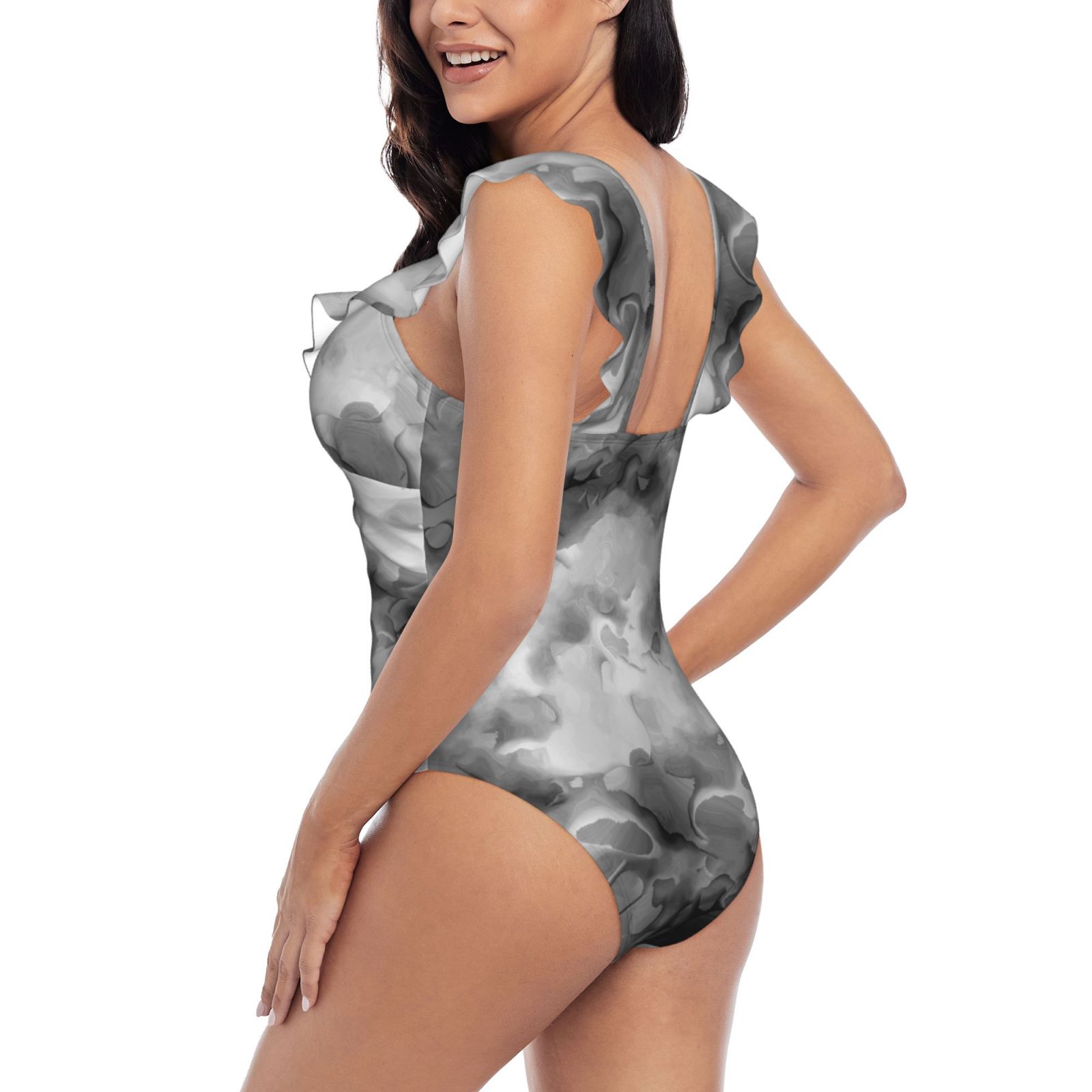 Women's Ruffle One Piece Swimsuit