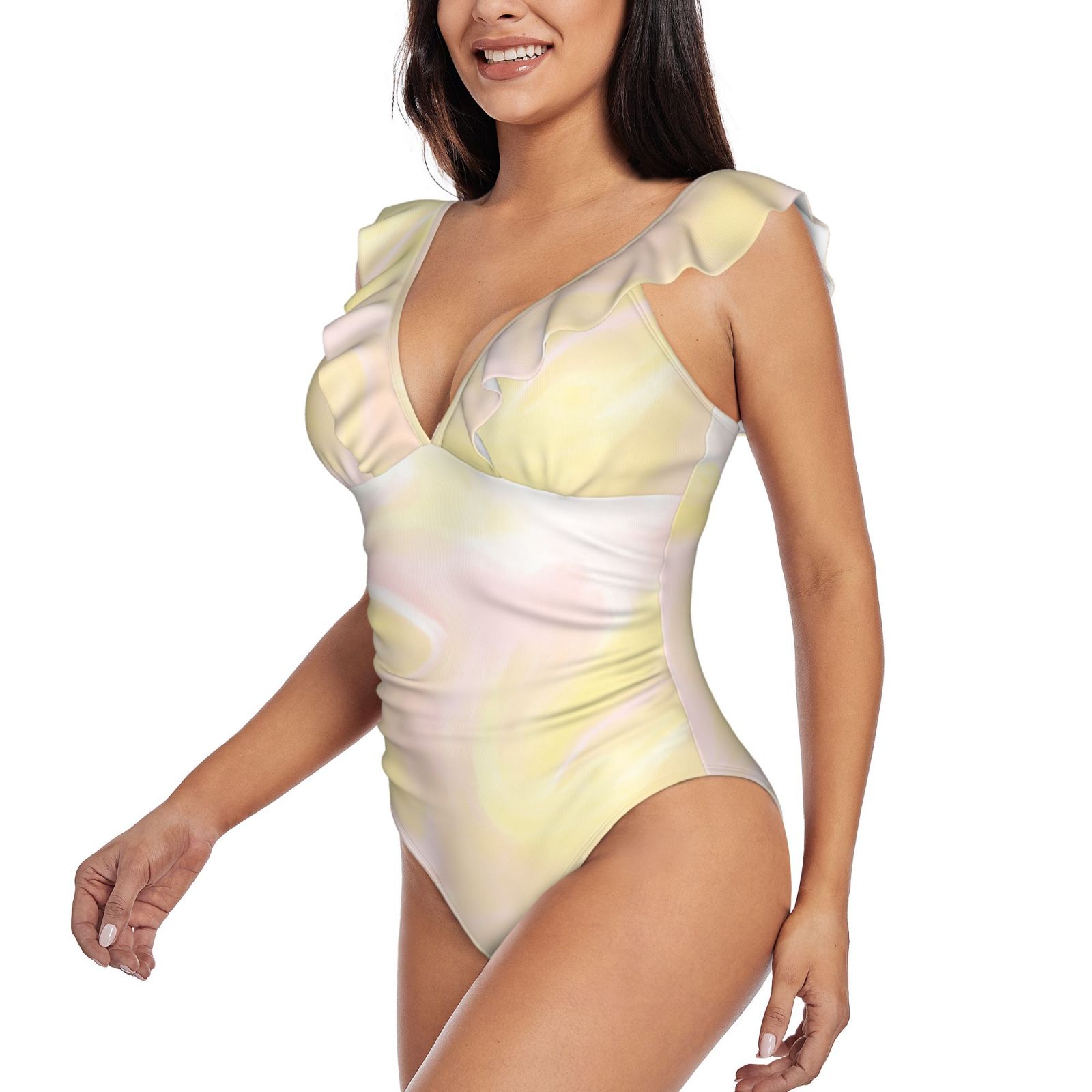 Women's Ruffle One Piece Swimsuit