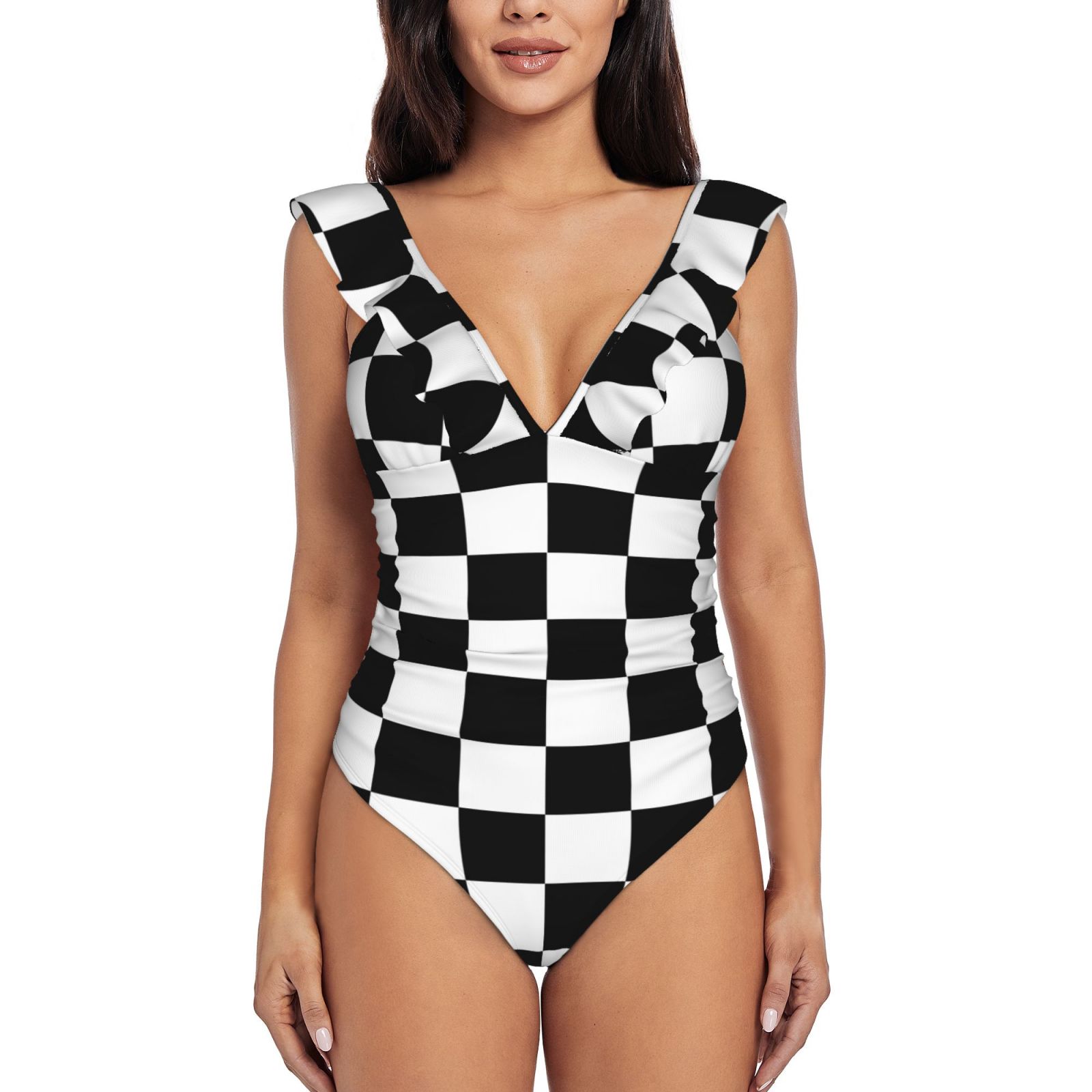 Women's Ruffle One Piece Swimsuit