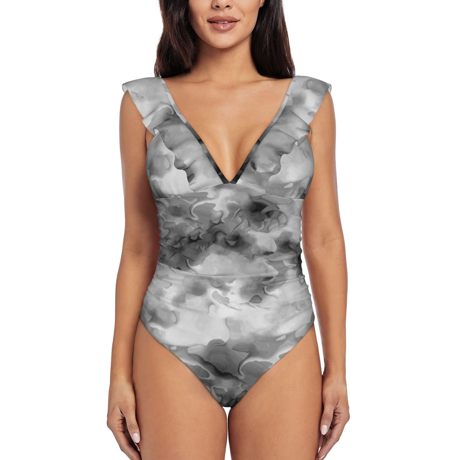 Women's Ruffle One Piece Swimsuit