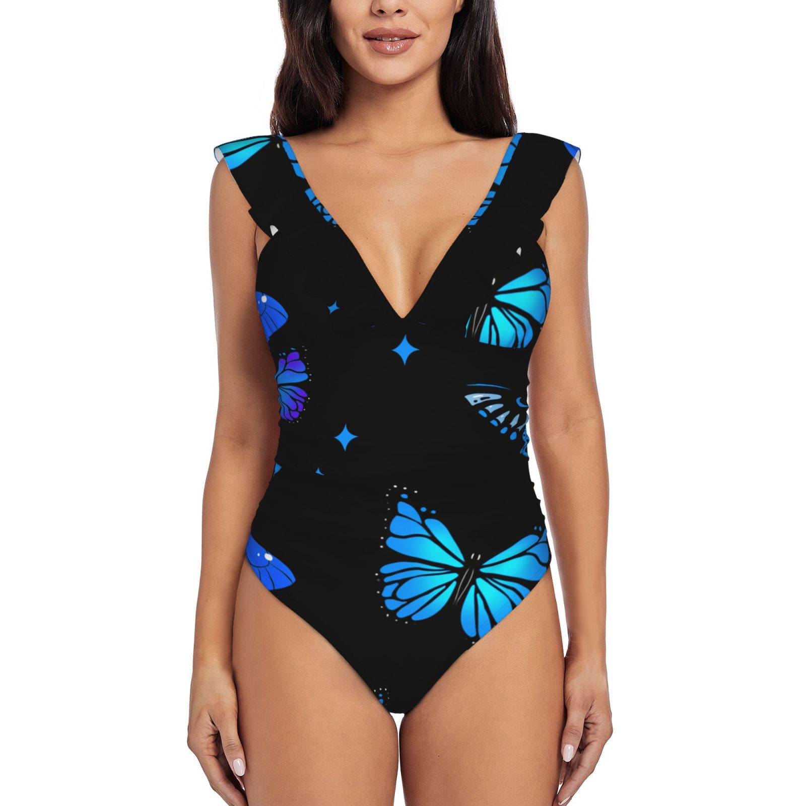 Women's Ruffle One Piece Swimsuit