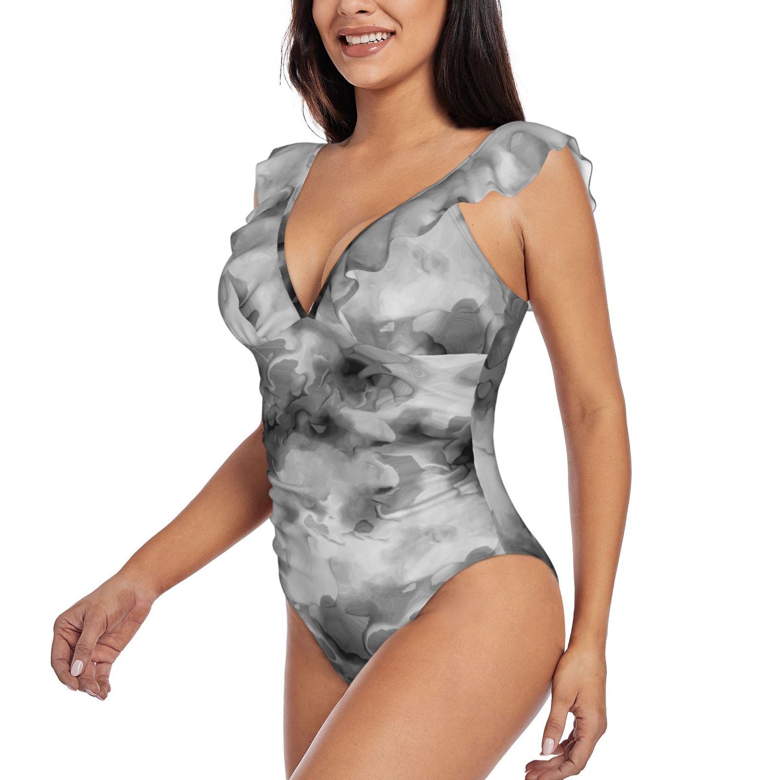 Women's Ruffle One Piece Swimsuit