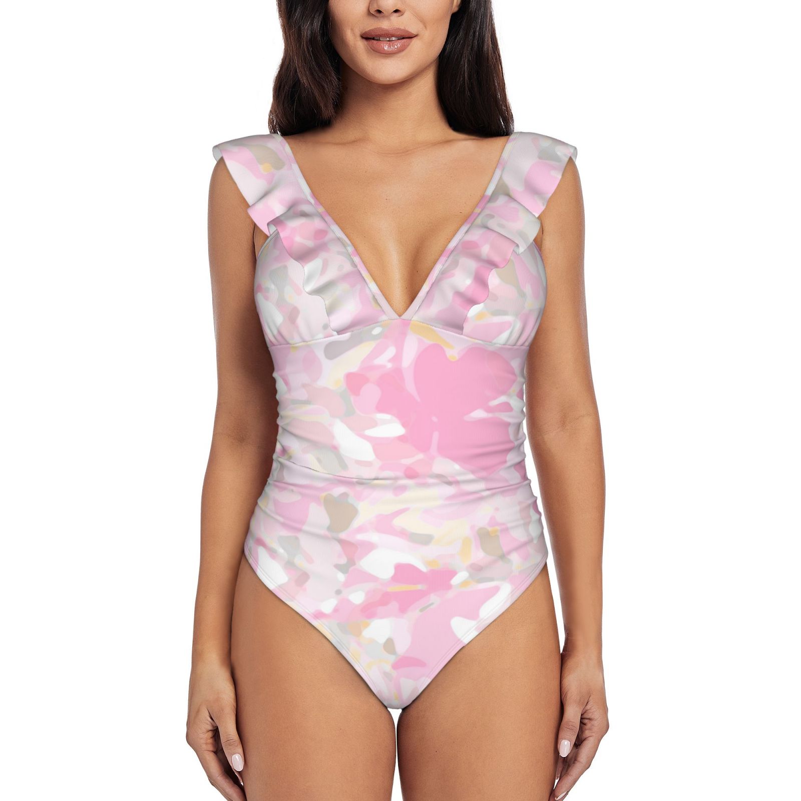 Women's Ruffle One Piece Swimsuit