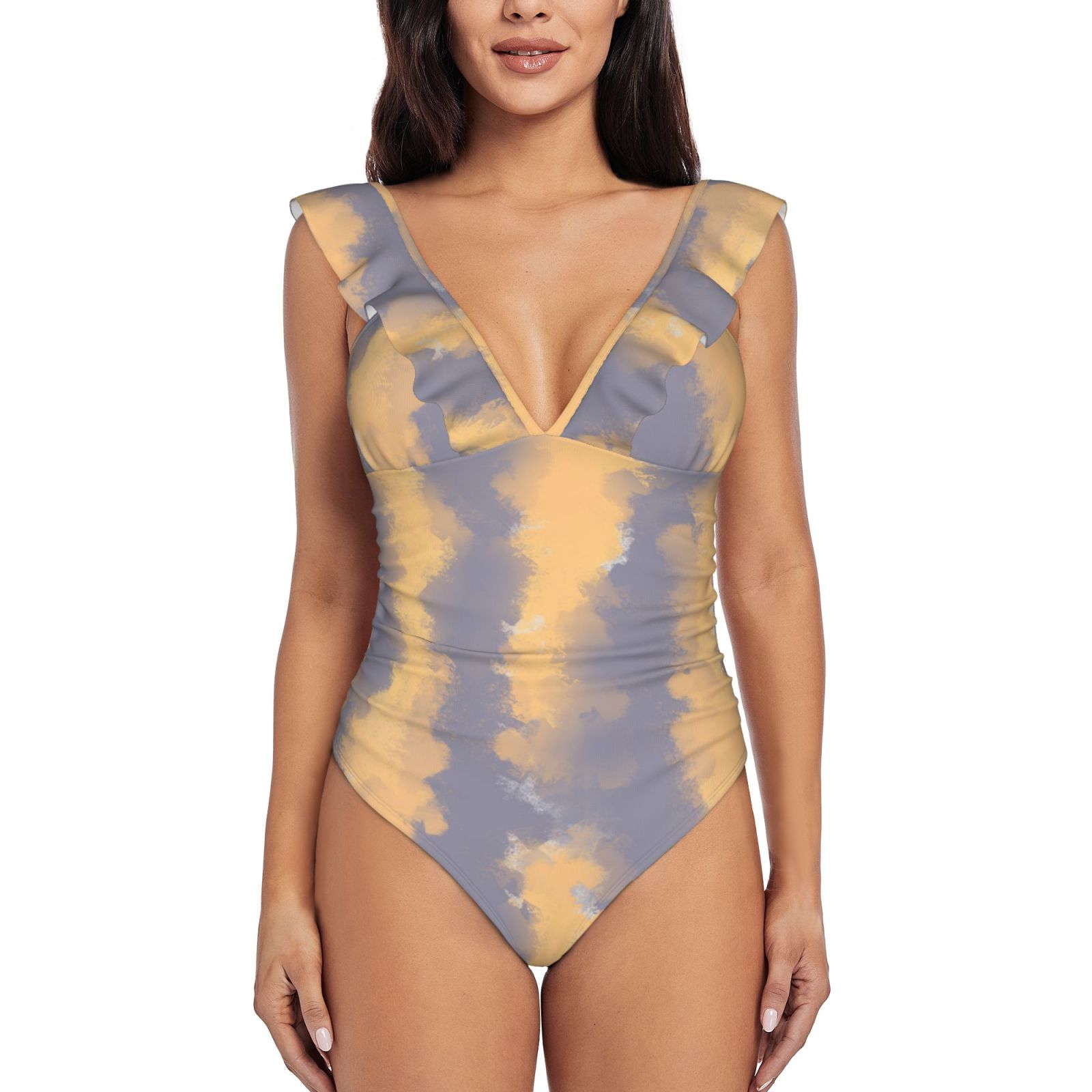 Women's Ruffle One Piece Swimsuit