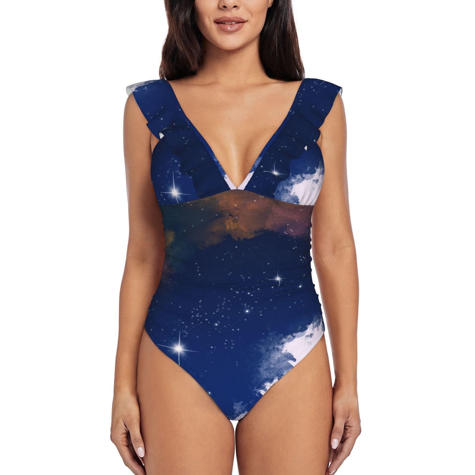 Women's Ruffle One Piece Swimsuit