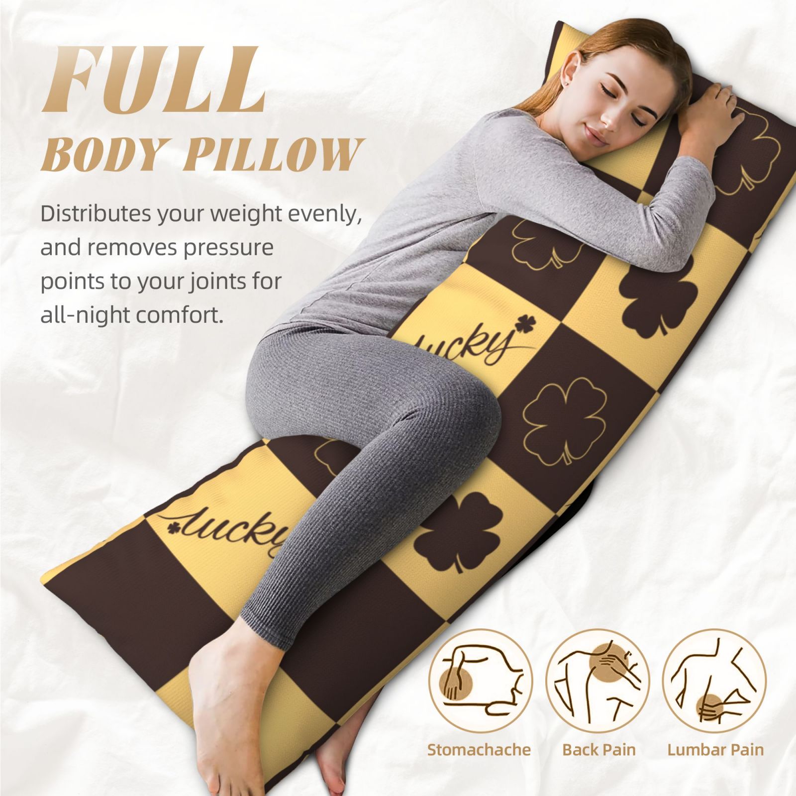 Long Body Pillowcase 20x54in