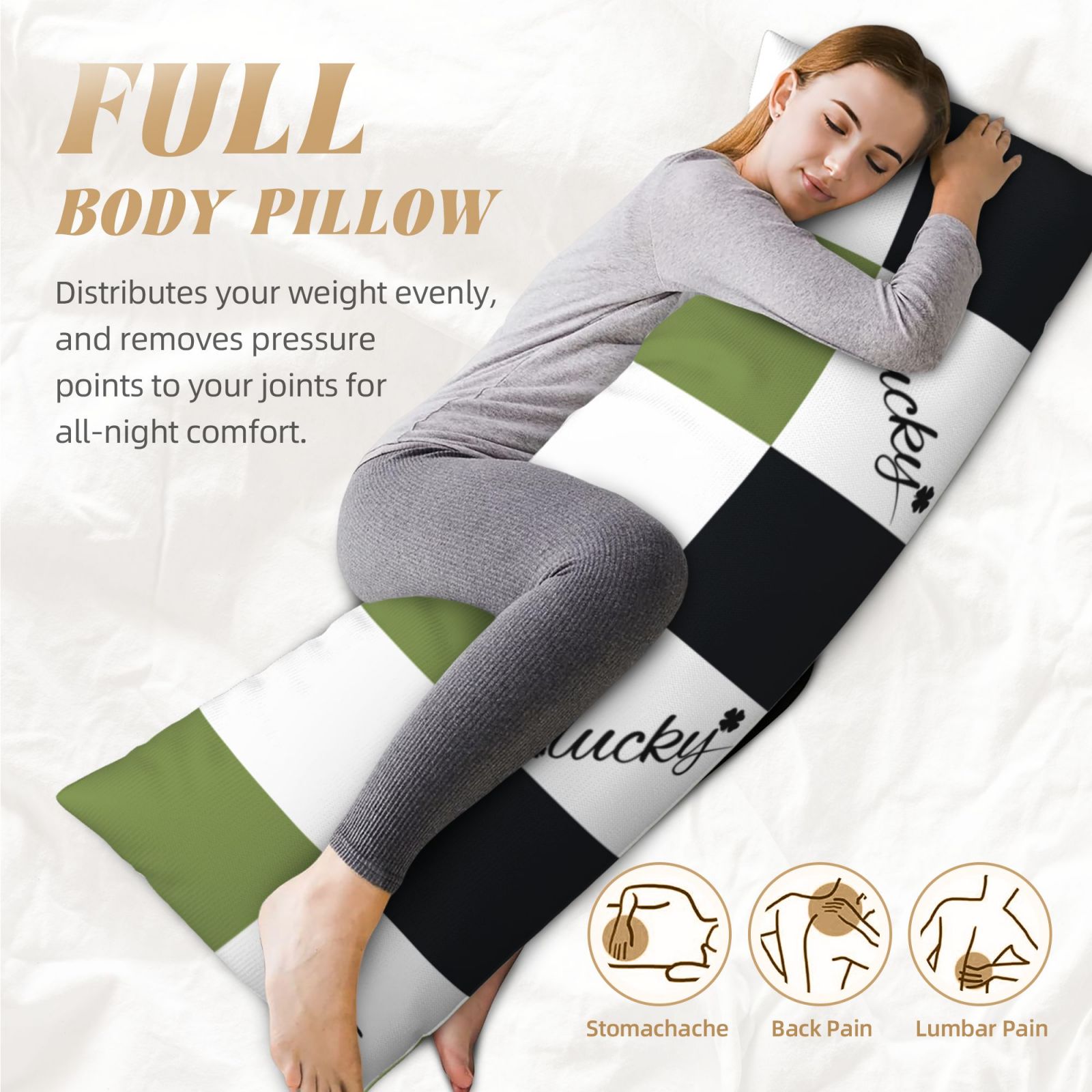 Long Body Pillowcase 20x60in