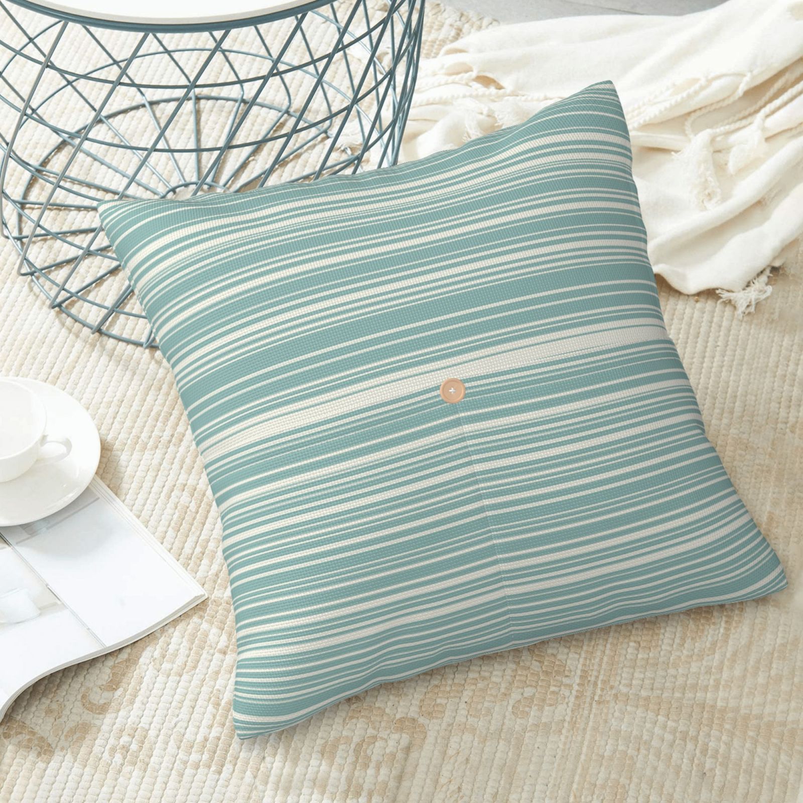 Linen Decorative Throw Pillow