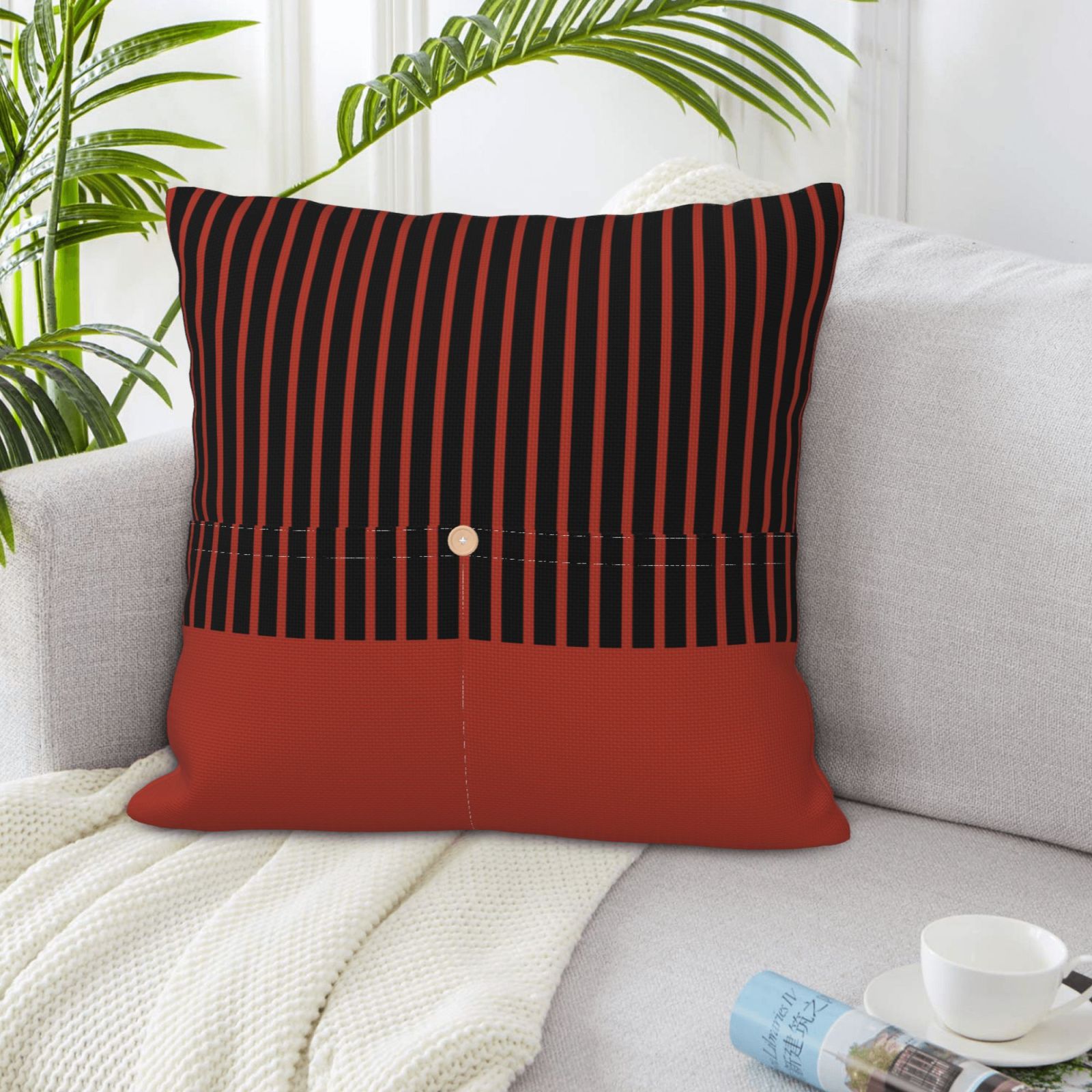 Linen Decorative Throw Pillow