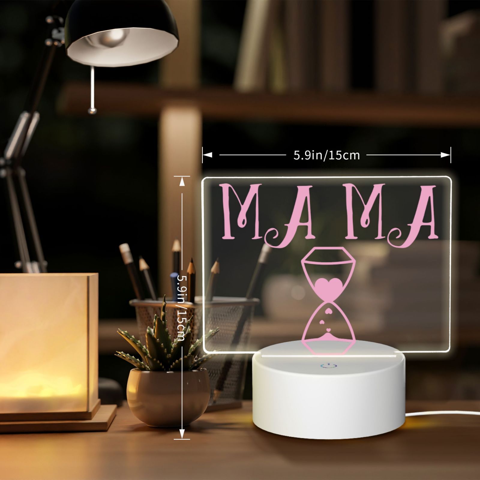 Rectangular Acrylic Night Light