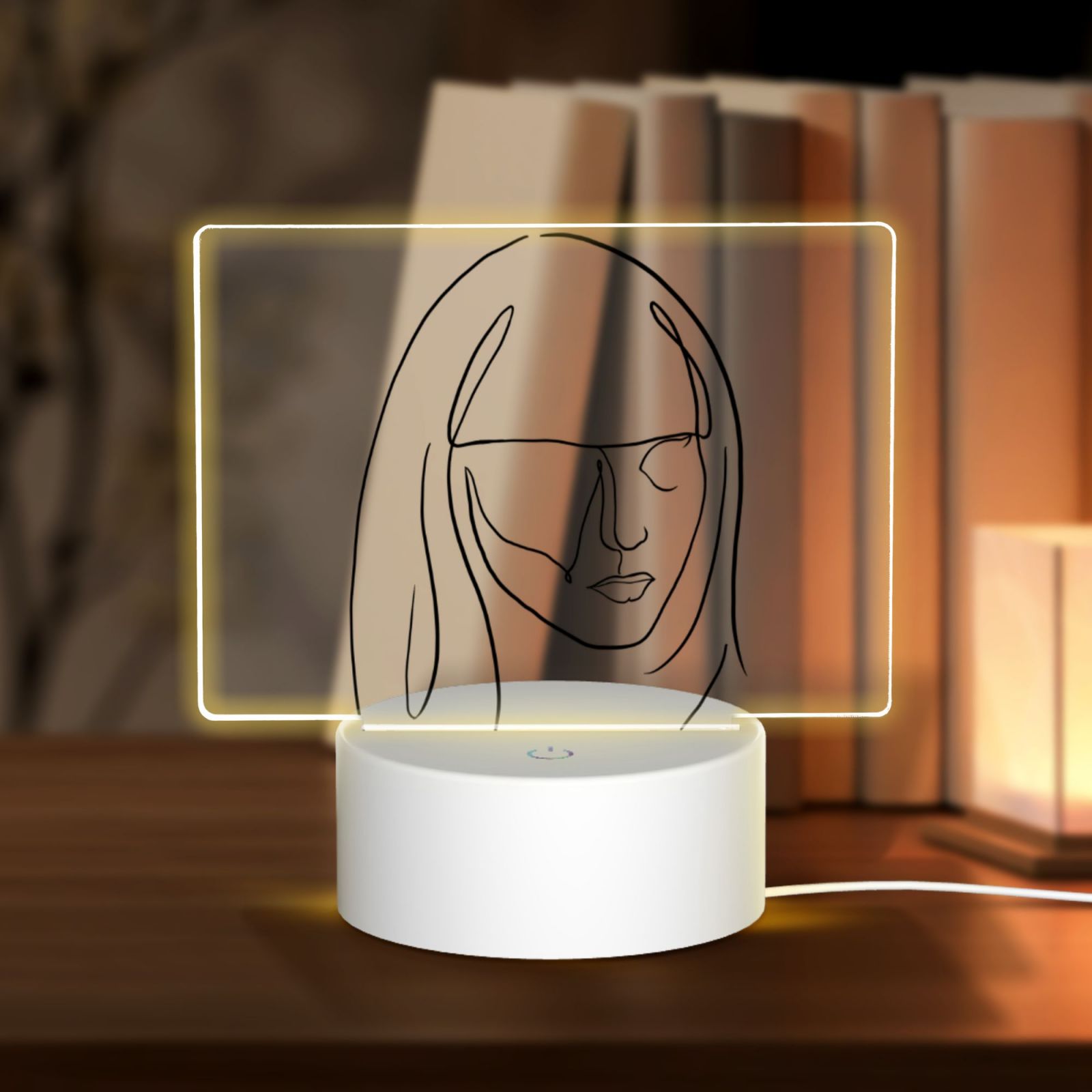 Rectangular Acrylic Night Light