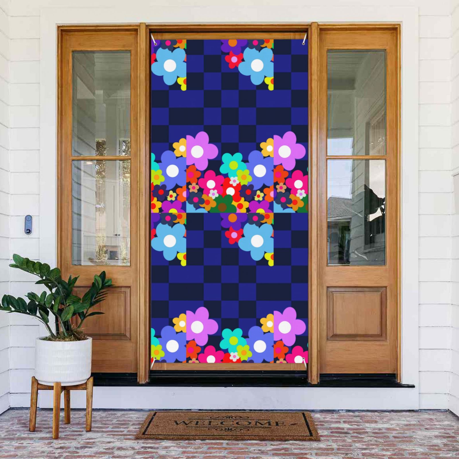 Door Cover Decorated Banner