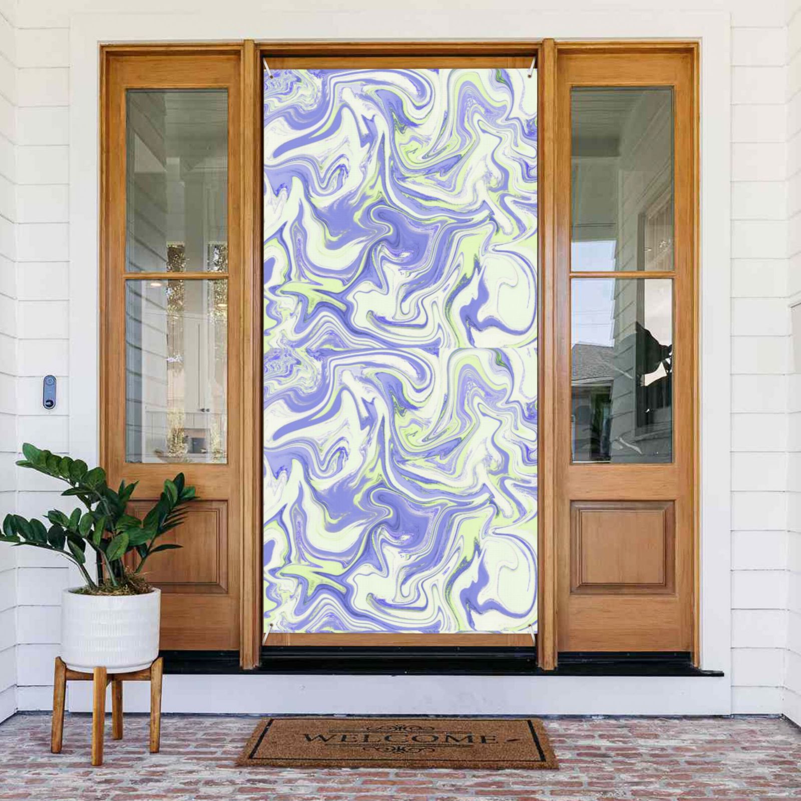 Door Cover Decorated Banner