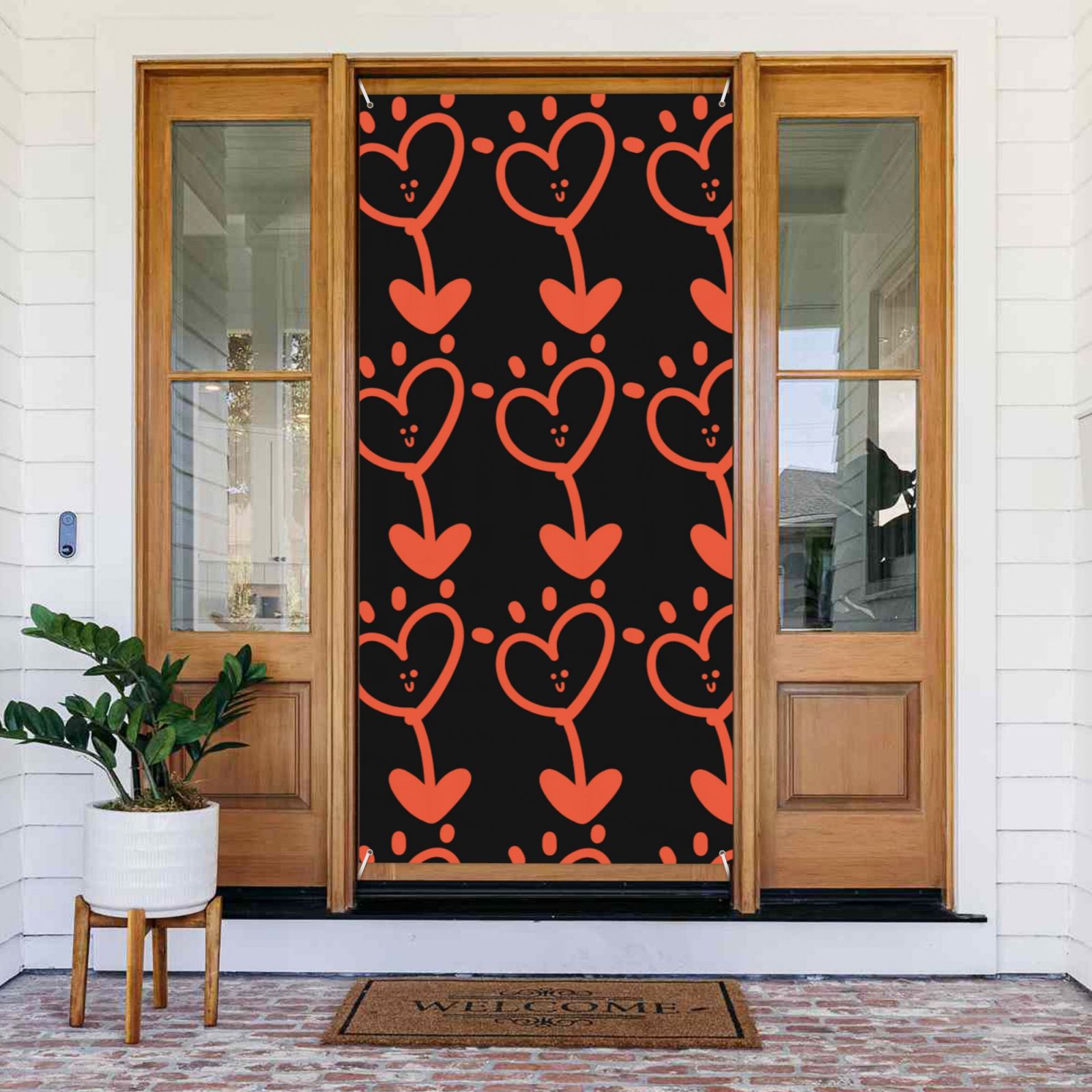 Door Cover Decorated Banner